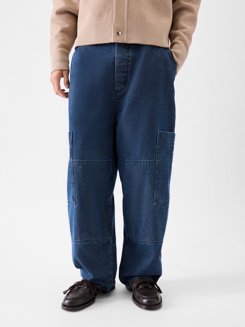 The Carré de-Nîmes denim cargo pants 3