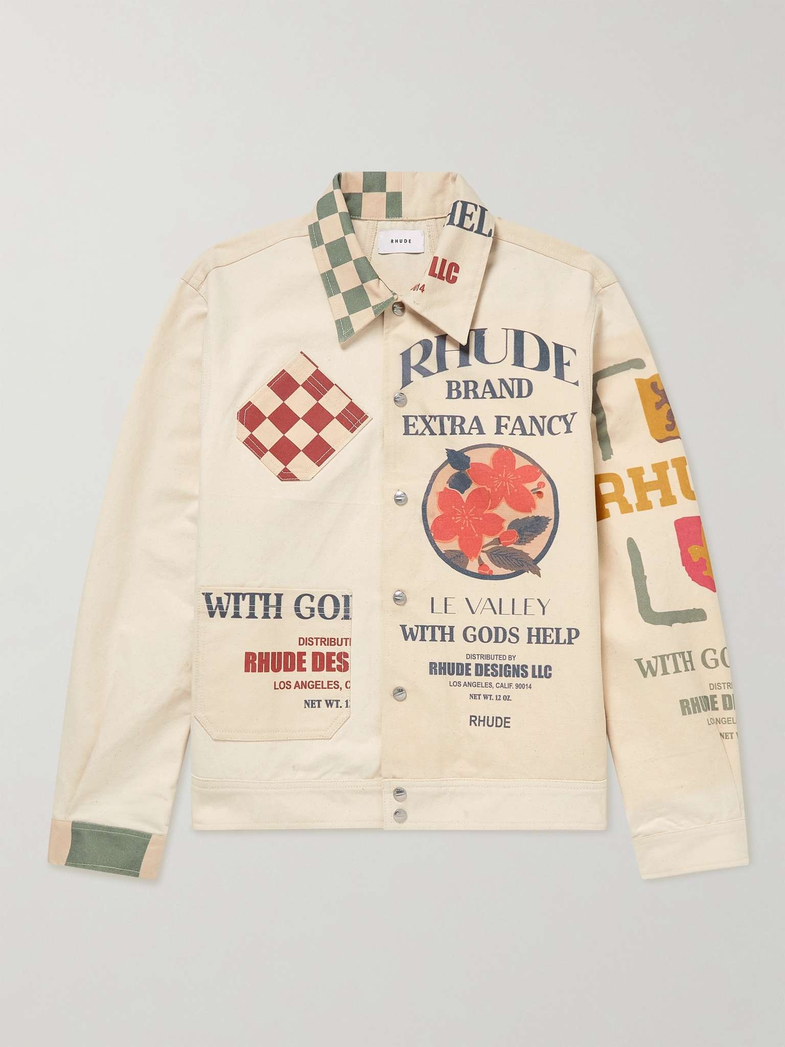 Printed Cotton-Canvas Jacket - 1