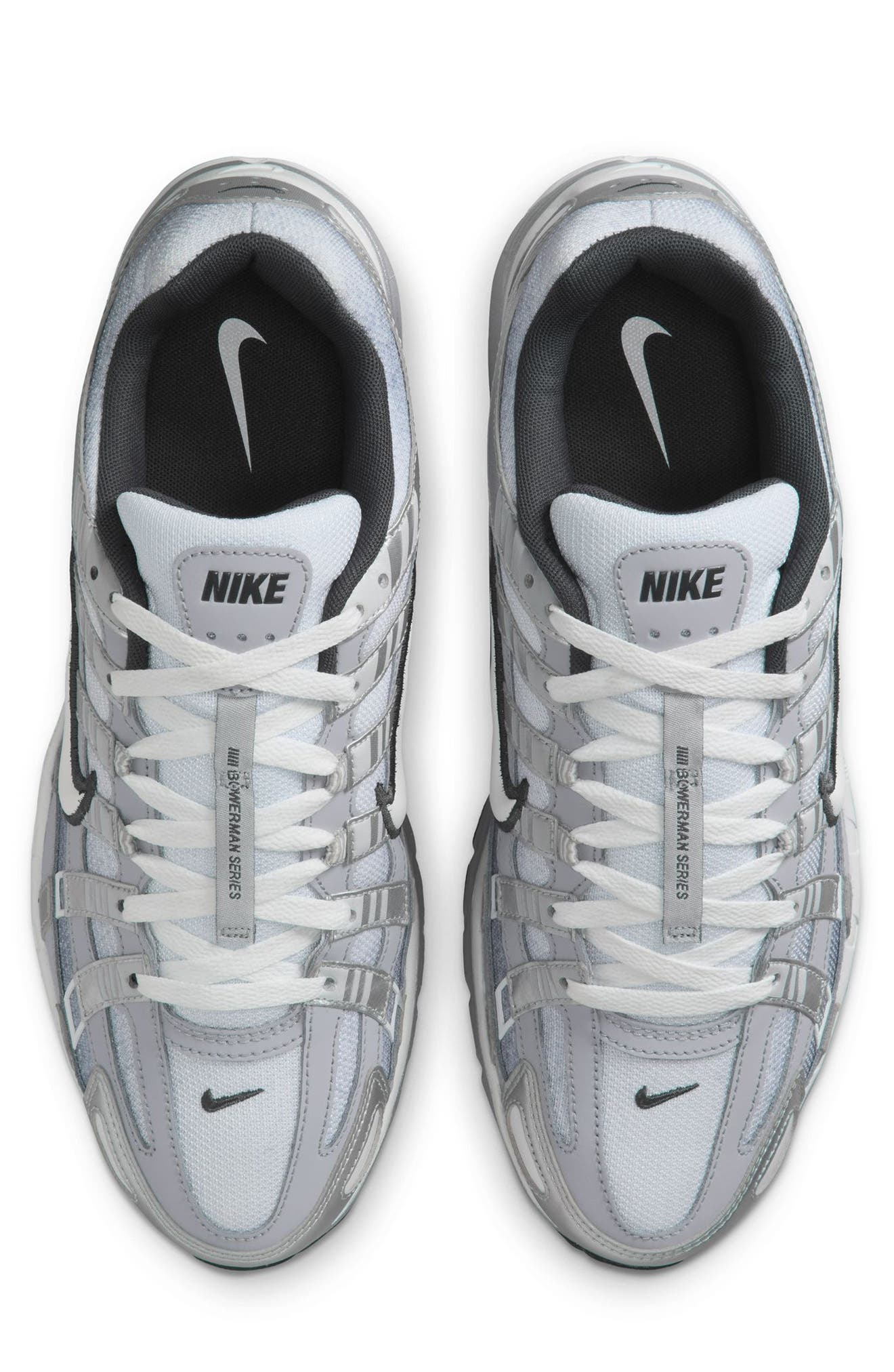 Nike P-6000 Sneaker in Metallic Silver/Summit White at Nordstrom - 3