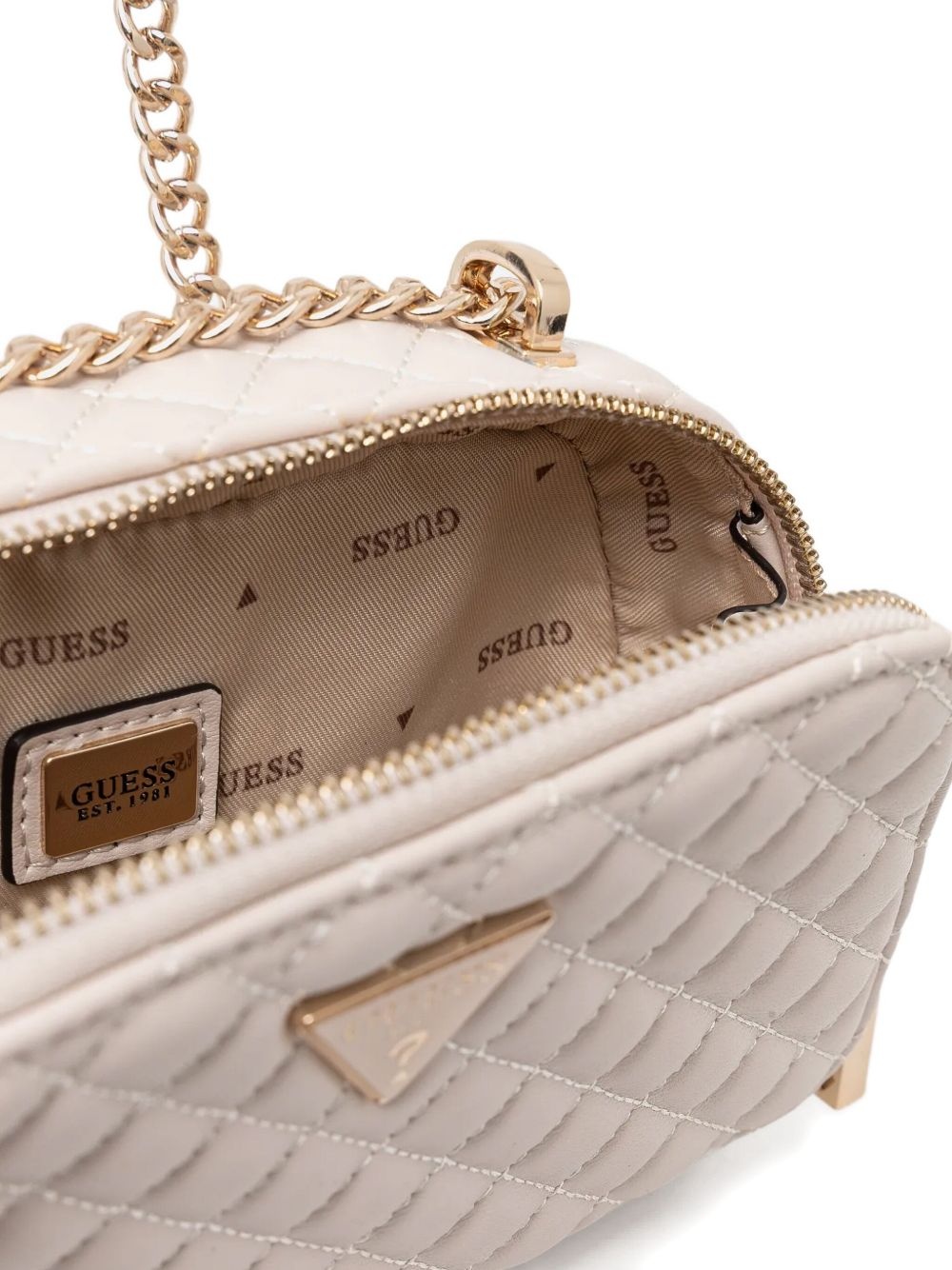 quilted cross body bag - 3