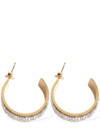 Rosantica Astoria crystal hoop earrings outlook