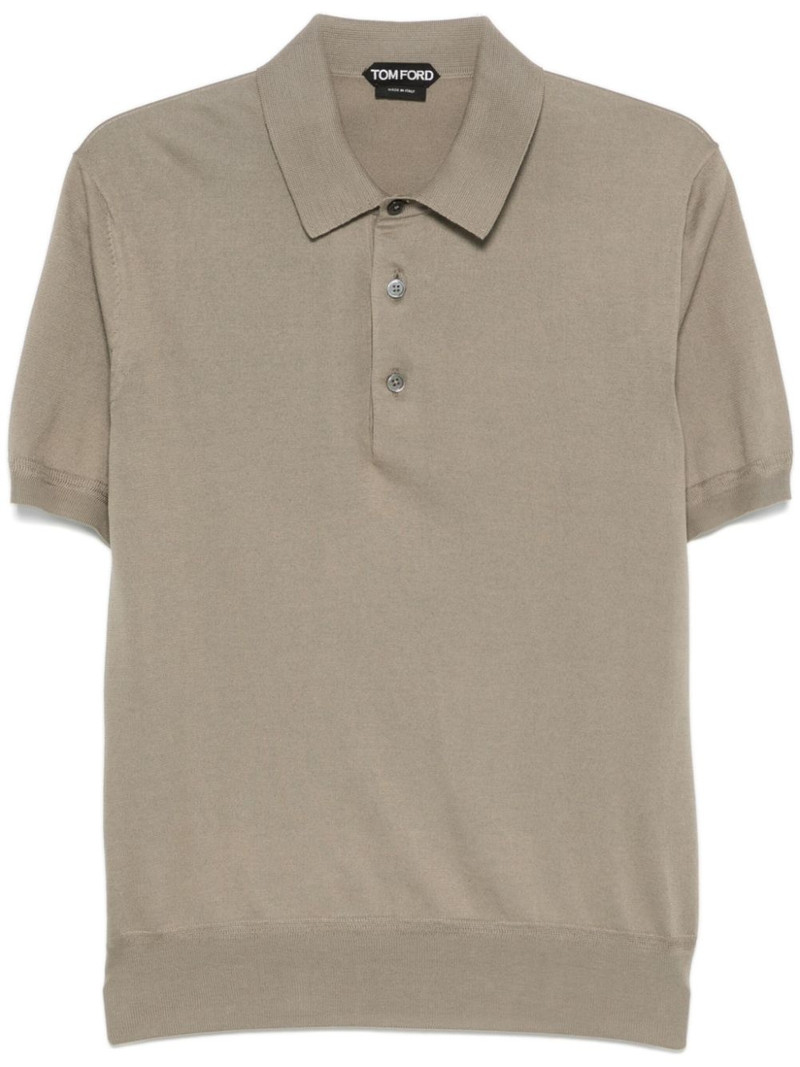 fine-knit polo shirt 1