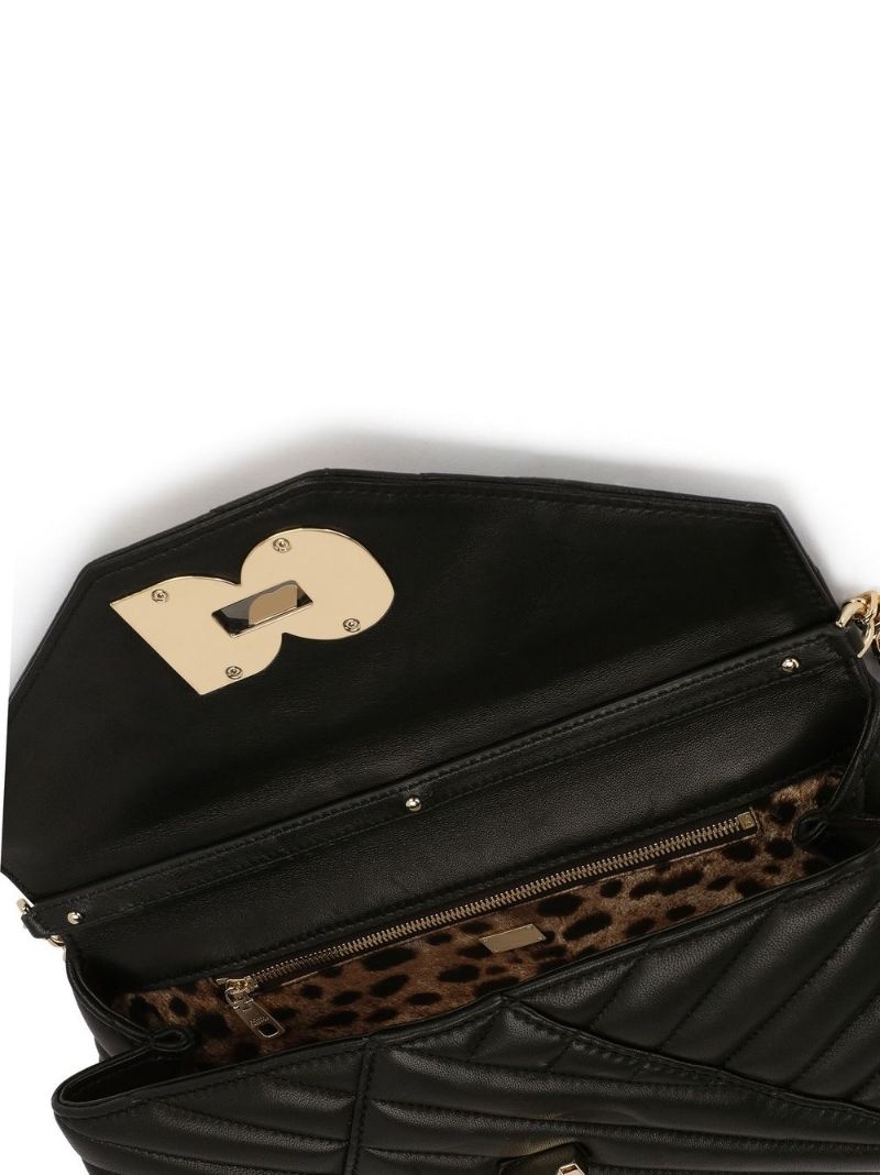 DG logo quilted shoulder bag - 5