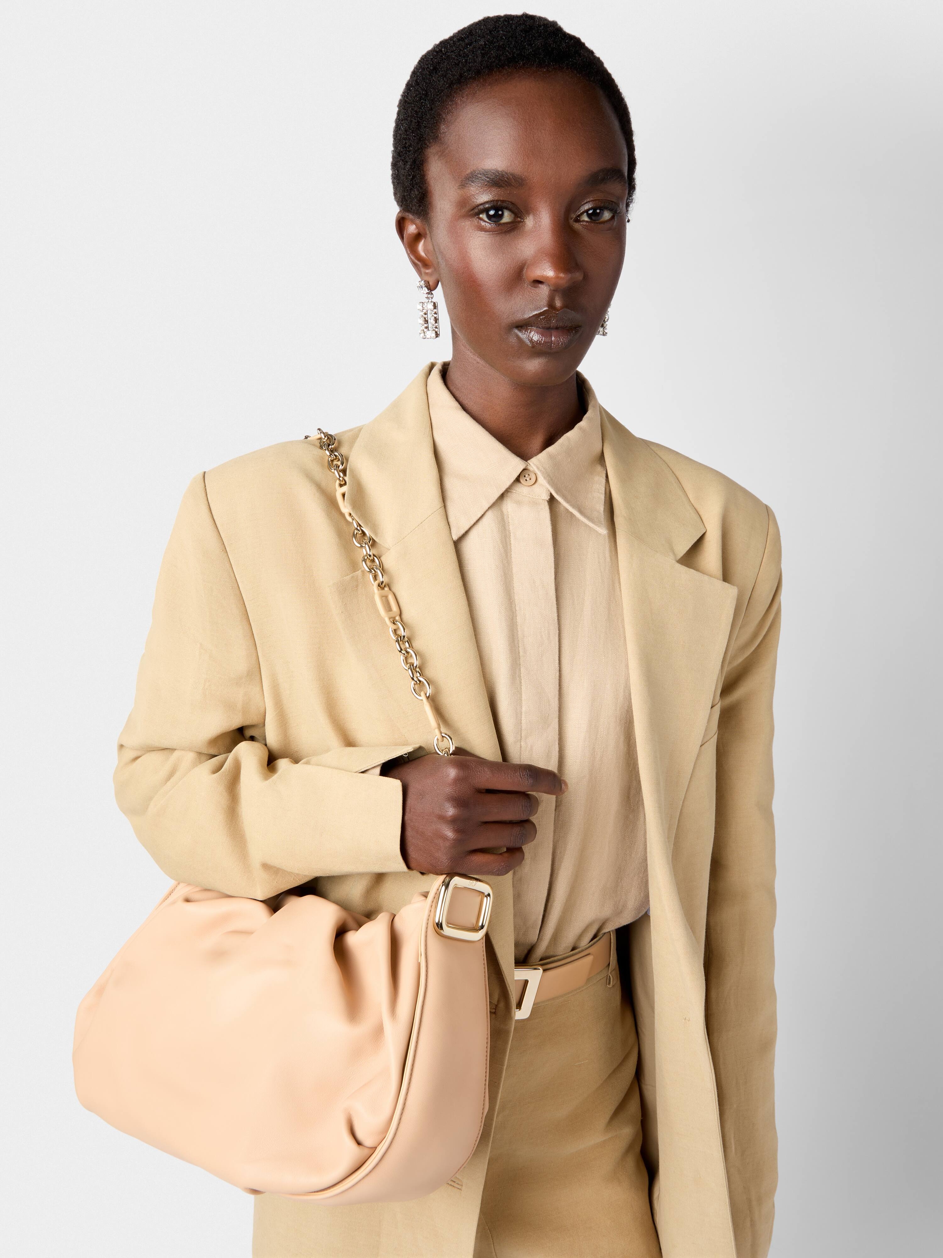 Hobo Viv' Choc Royal Medium Bag in leather - 9