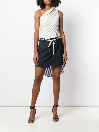 Monse striped shirt back skirt outlook