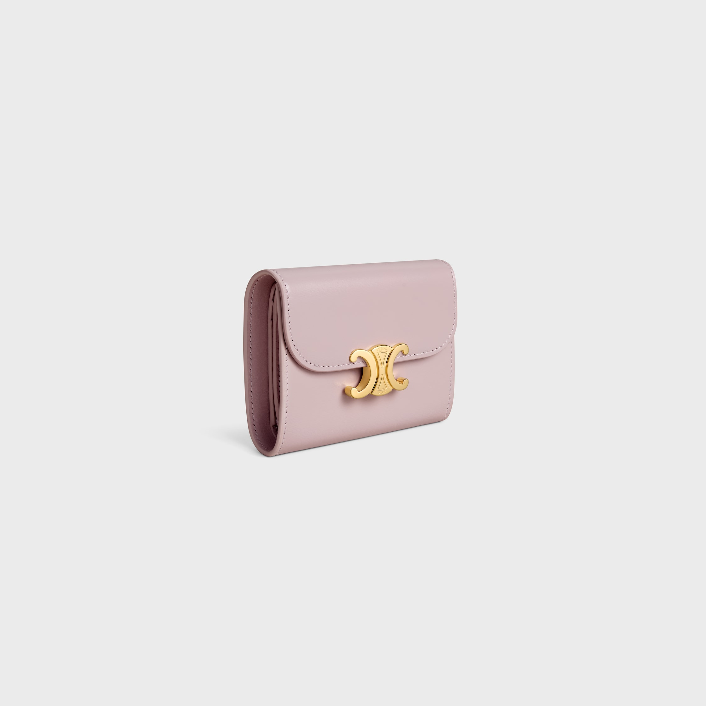 Small Flap Wallet TRIOMPHE IN Shiny calfskin - 2