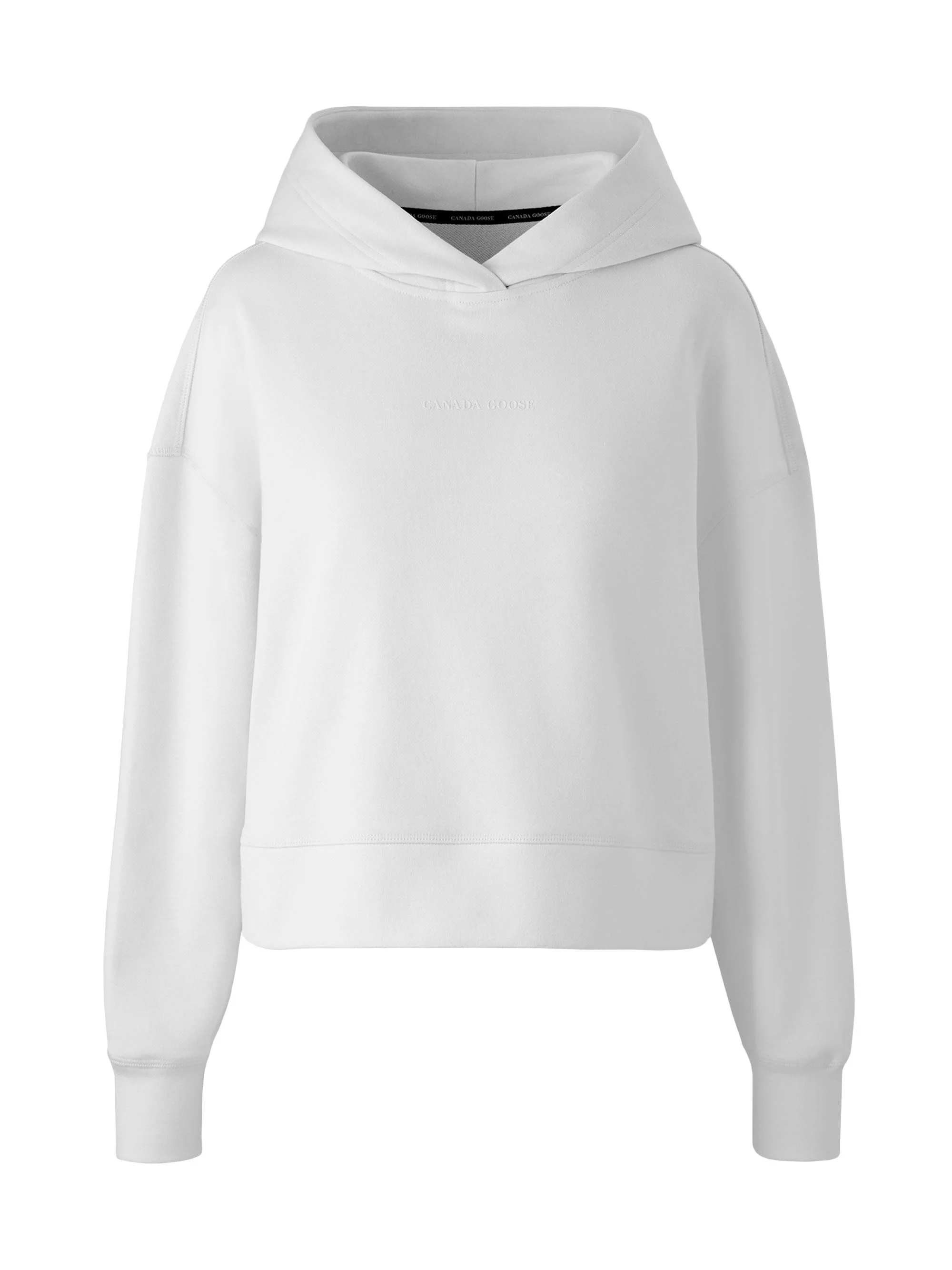 Women's Muskoka Embroidered Logo Hoodie - White - 1