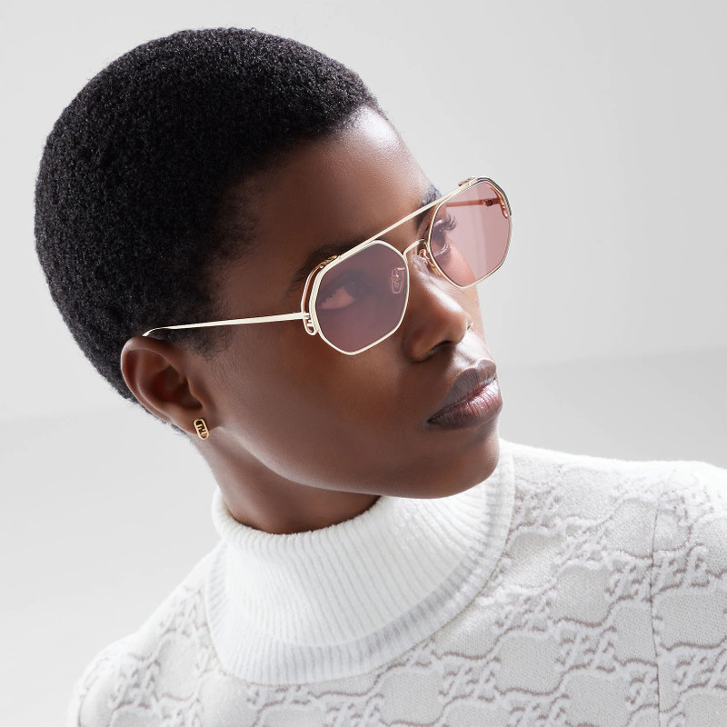 FENDI Gold-colored earrings outlook
