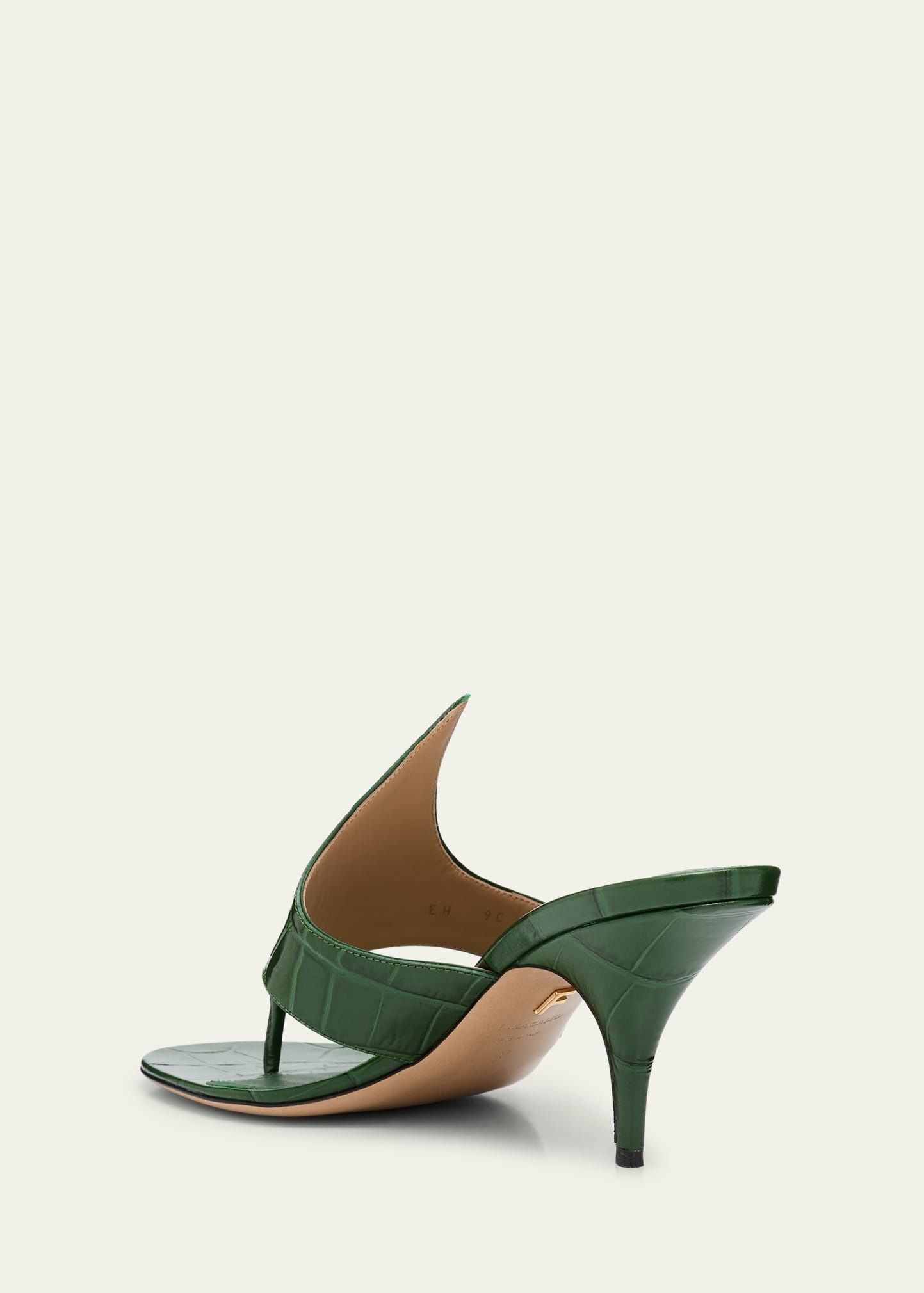 Lyrai Croco Thong Slide Sandals - 3