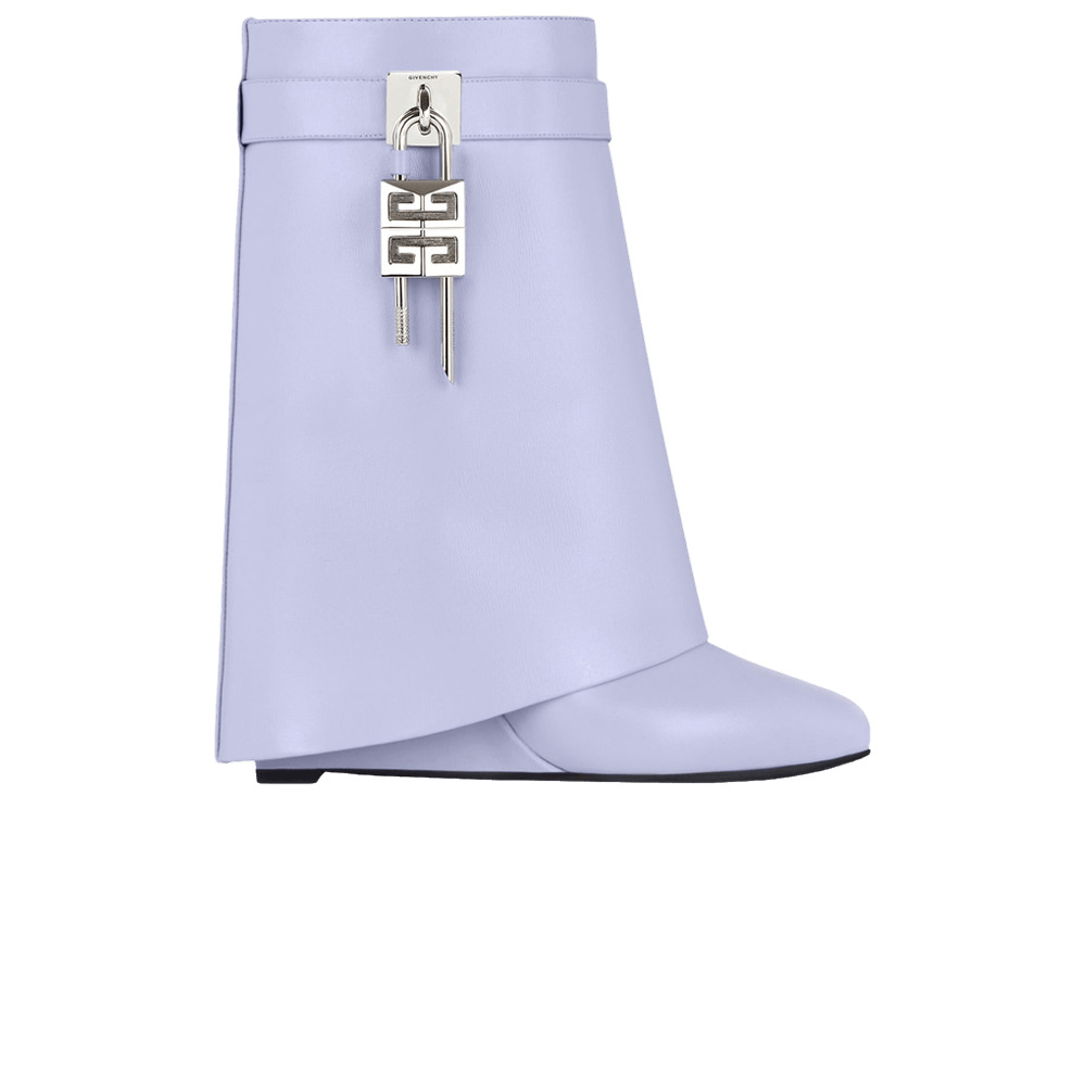 Givenchy Wmns Shark Lock Biker Ankle Boot 'Lavender' - 1