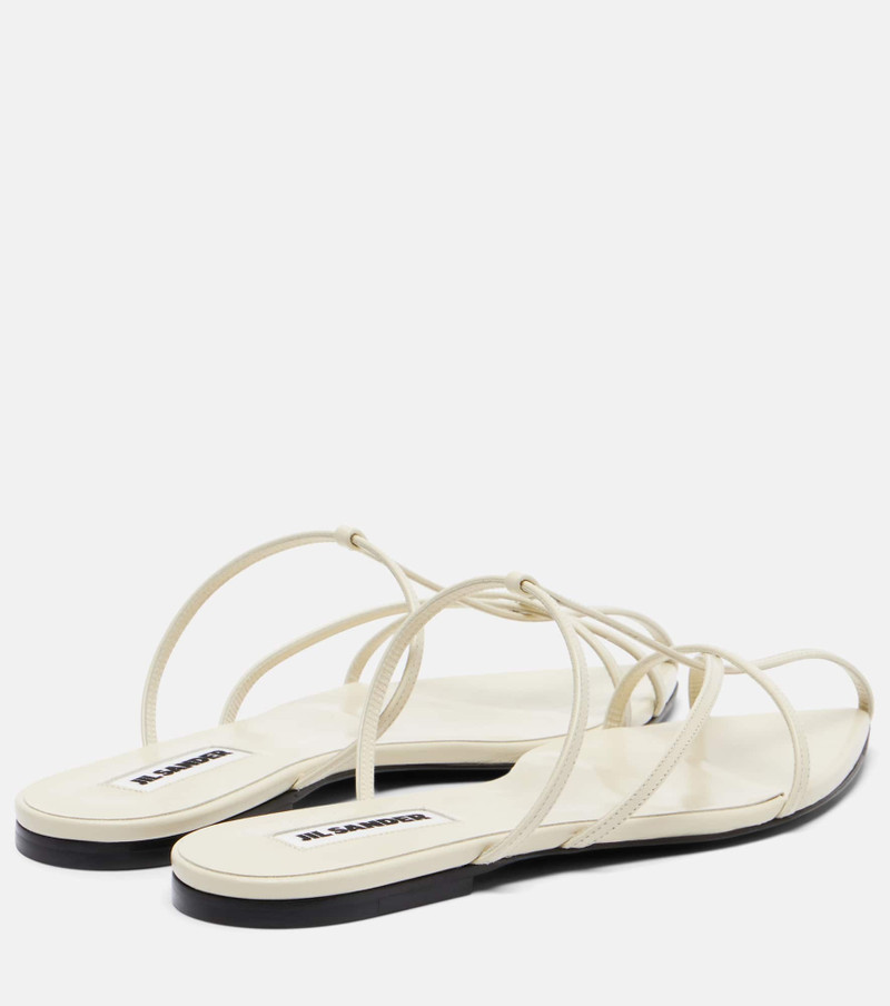 Jil Sander Cage leather sandals outlook