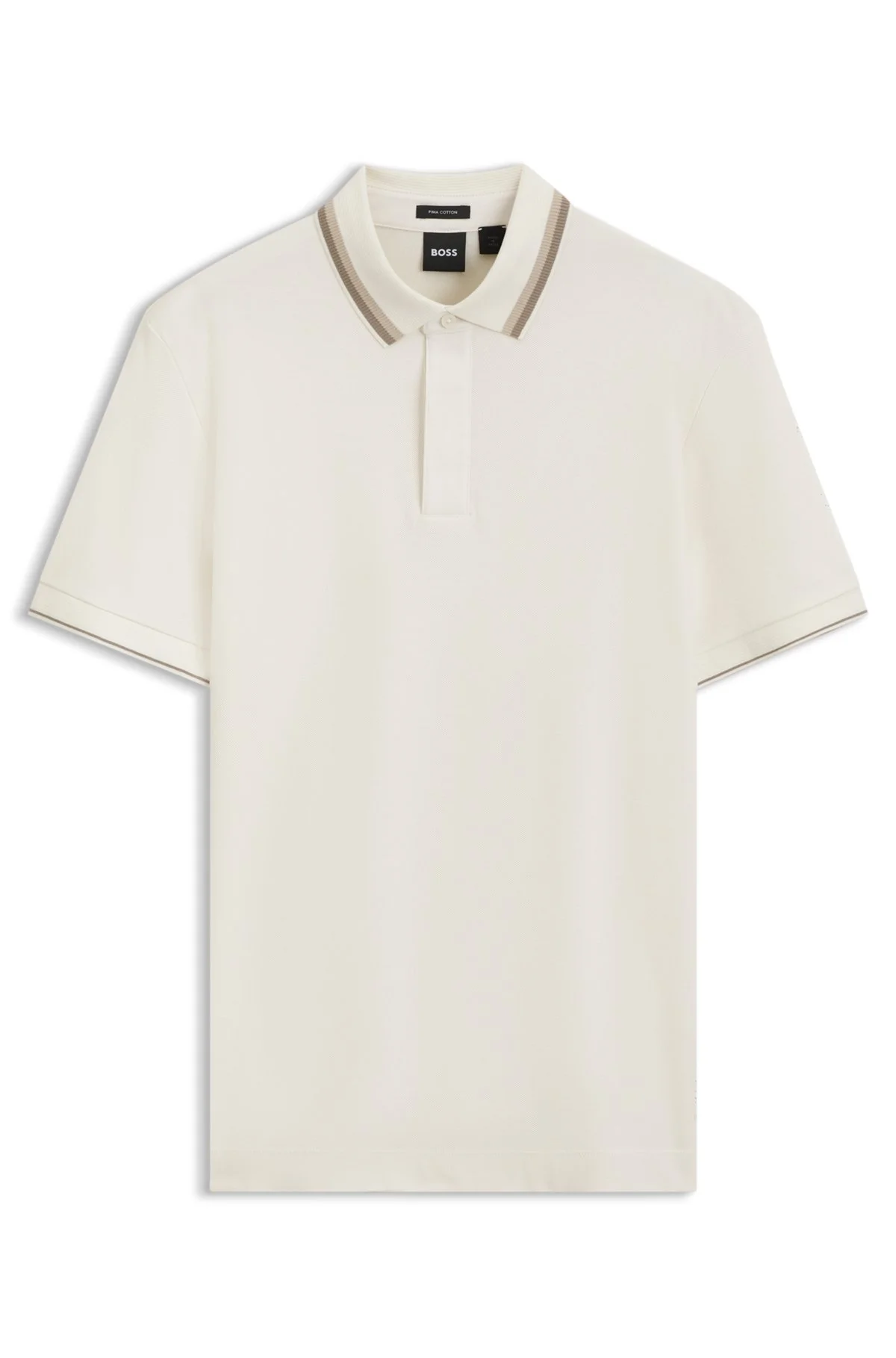 REGULAR-FIT POLO SHIRT IN STRUCTURED COTTON PIQUÉ - 1