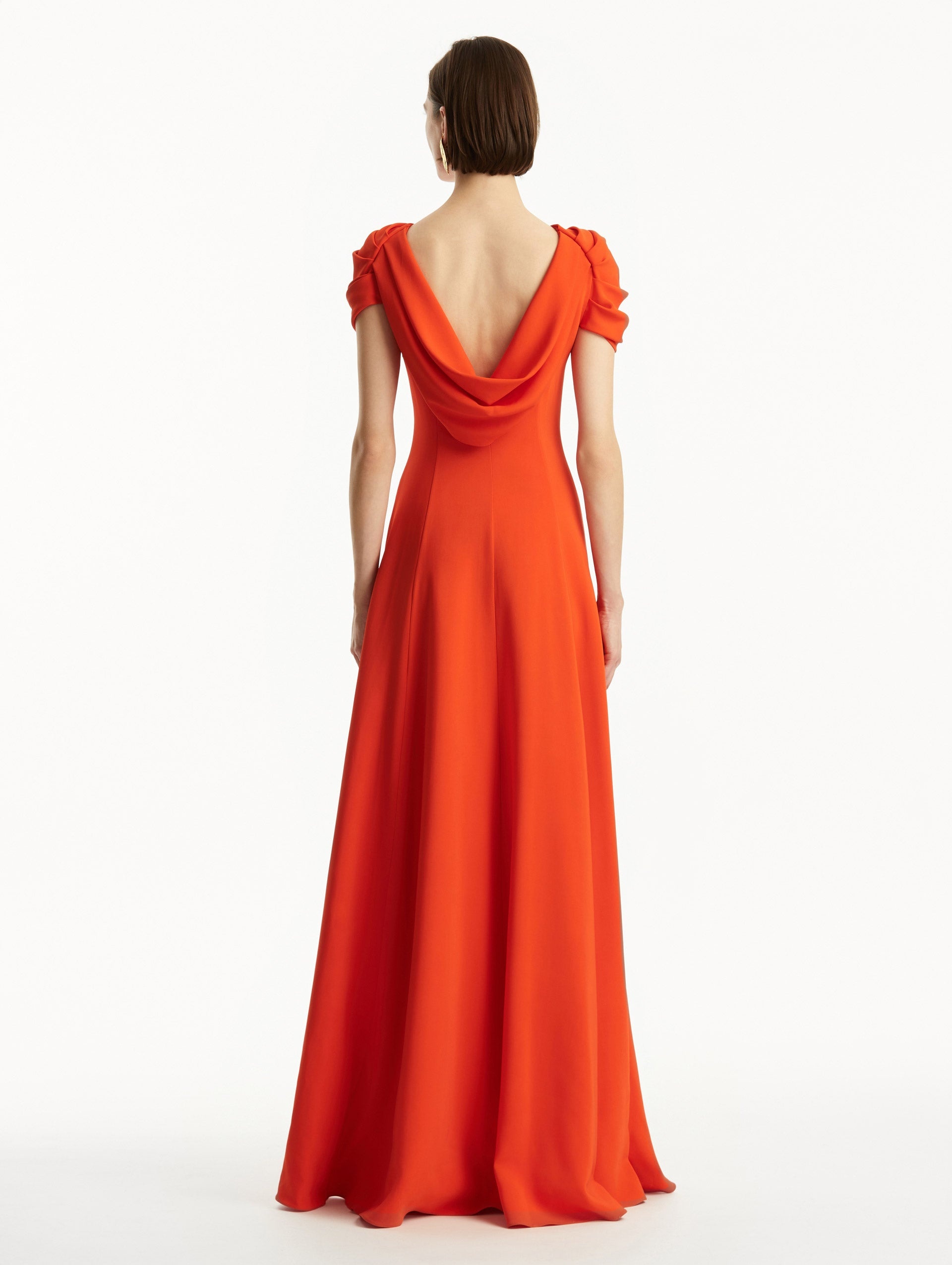 TWIST-DETAILED CADY GOWN - 3