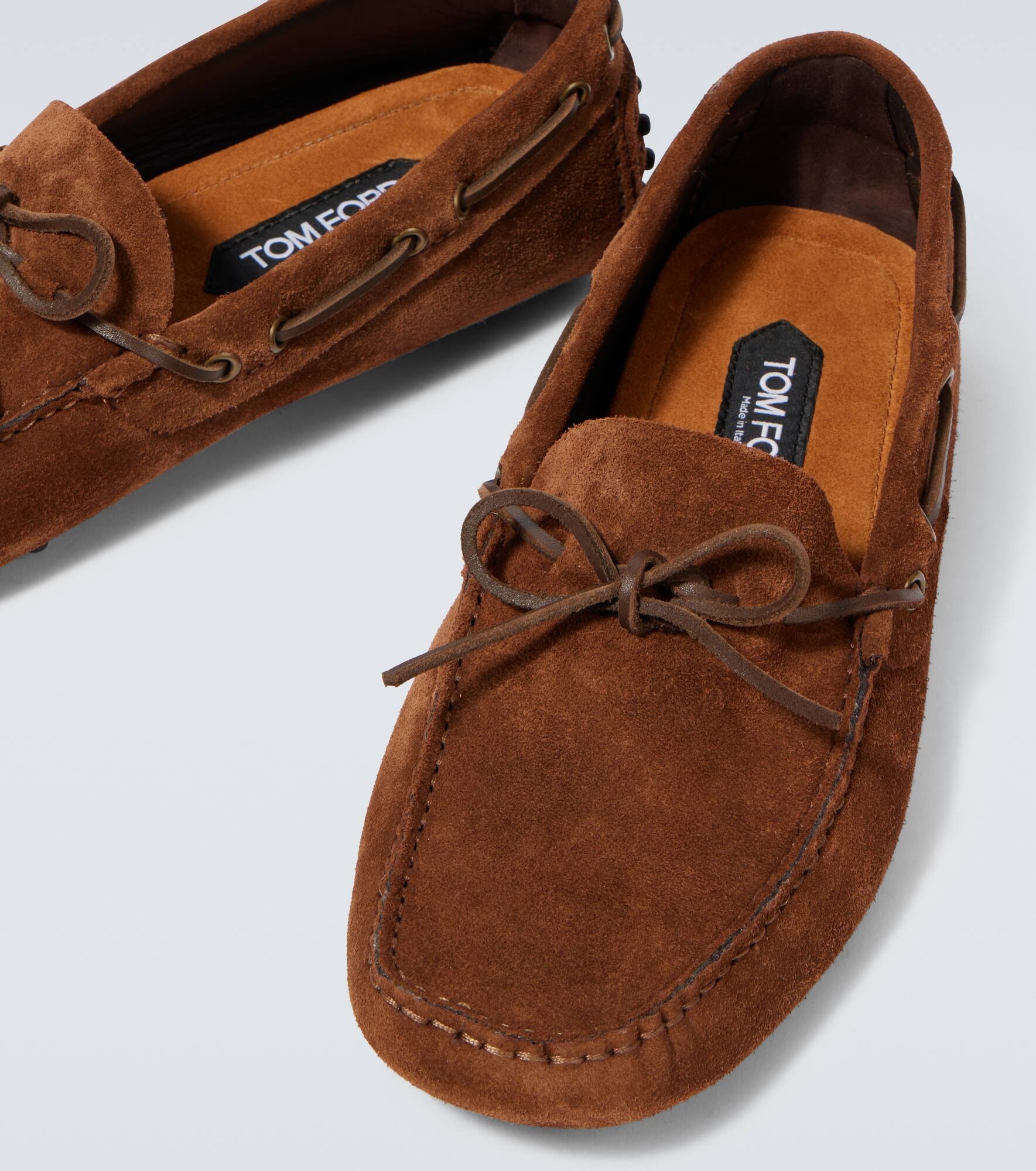 Rod suede driving shoes - 3