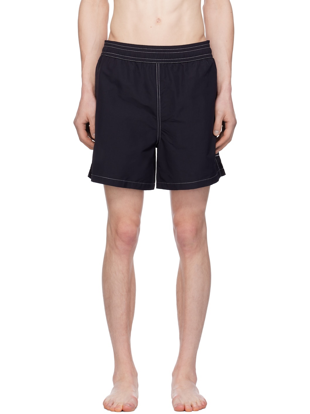 Black Beach Swim Shorts - 1