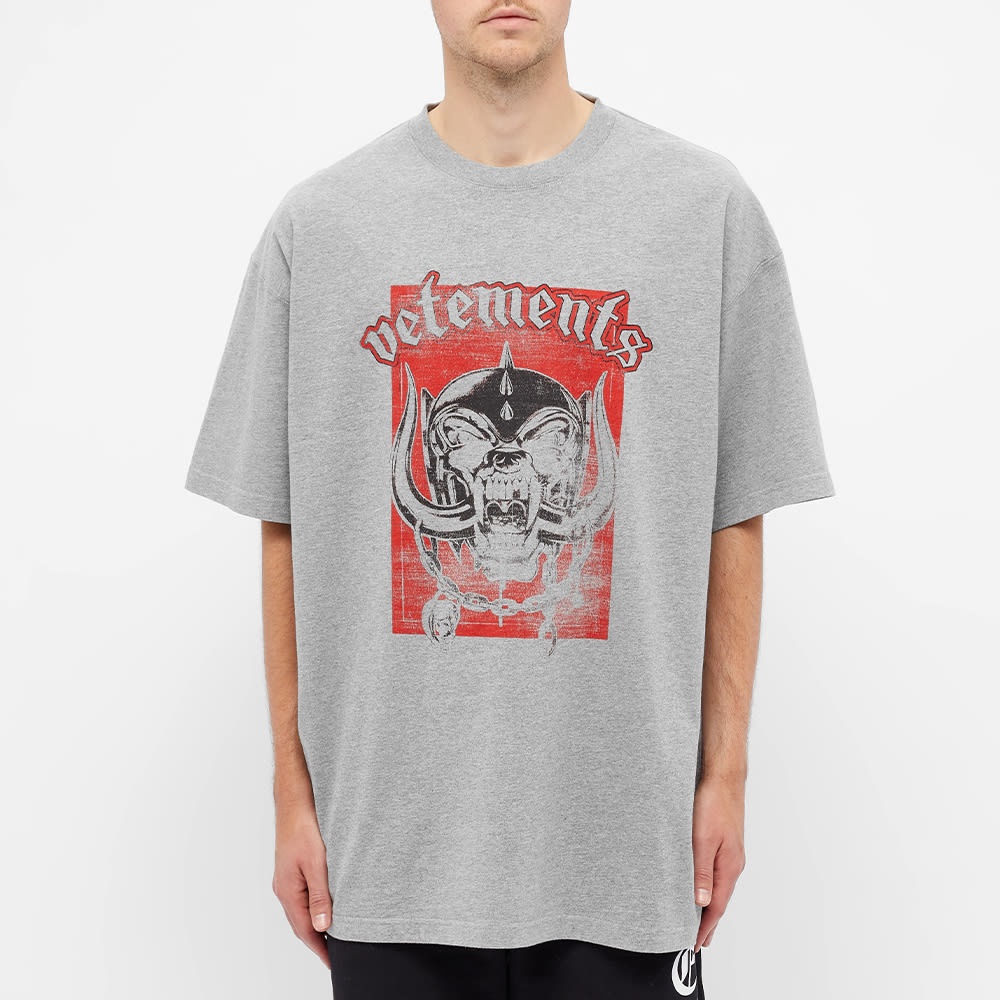 VETEMENTS x Motorhead World Oversized Tee - 4