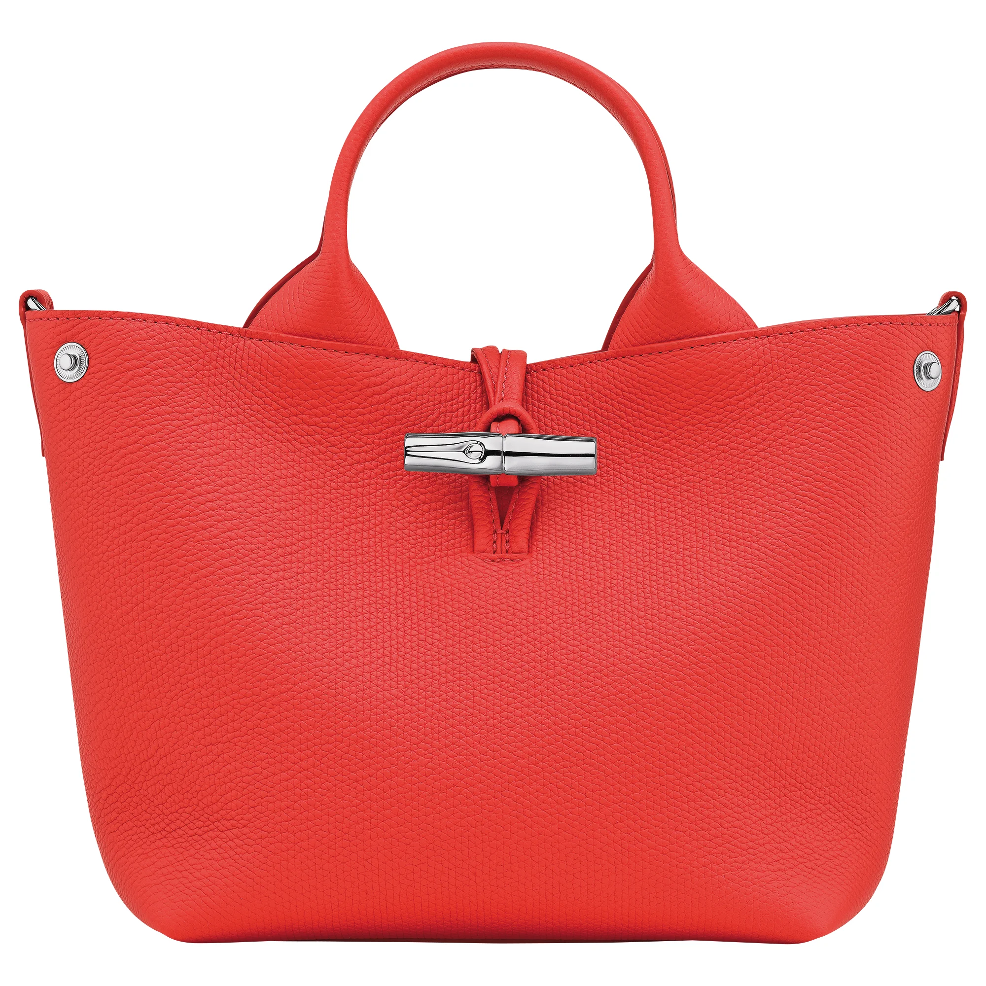 Le Roseau S Handbag Vermilion - Leather - 1