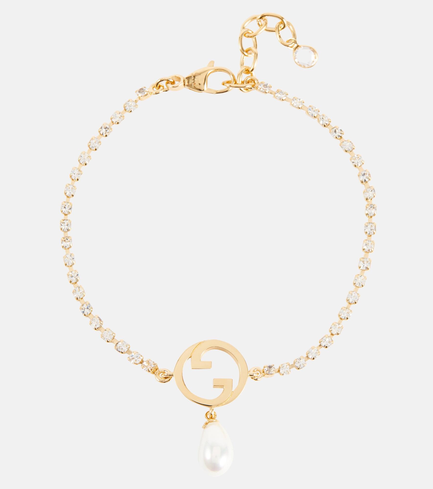 Gucci Blondie crystal-embellished bracelet - 1
