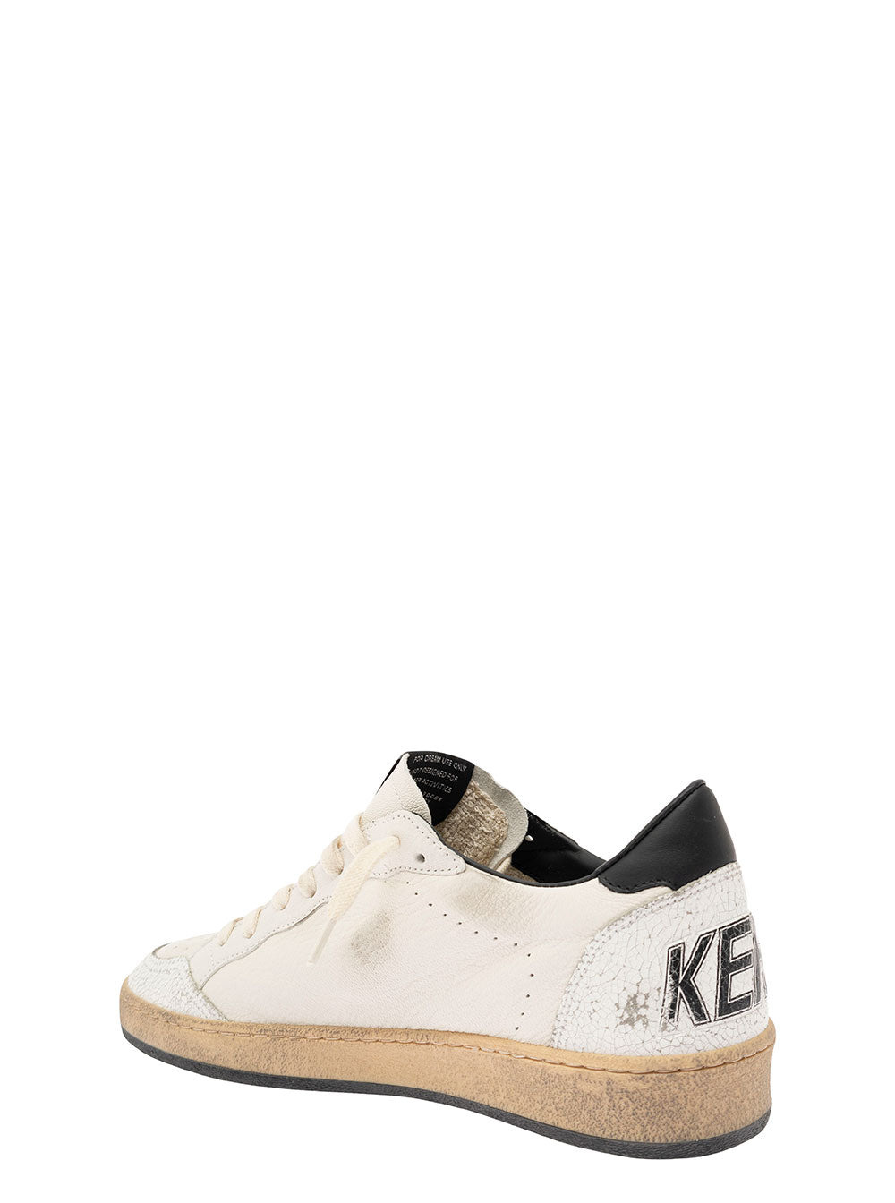 Golden Goose Men 'Ballstar' White Sneaker With Side Star Application In Leather Man - 3