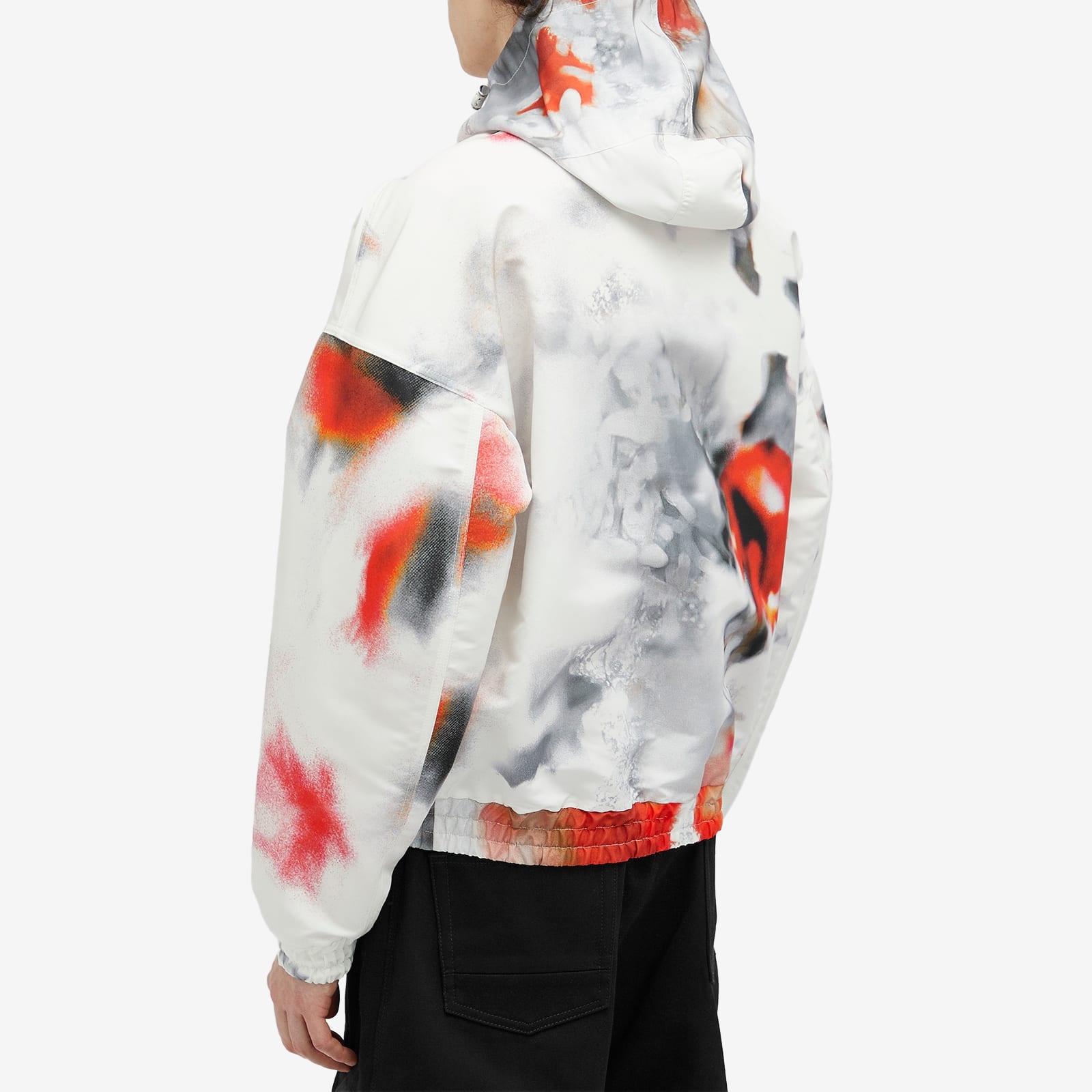 Alexander McQueen Obscured Flower Windbreaker Jacket - 3