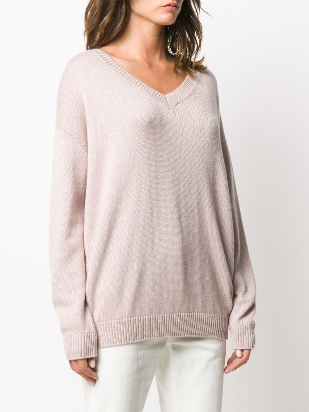 cashmere oversized jumper - 3