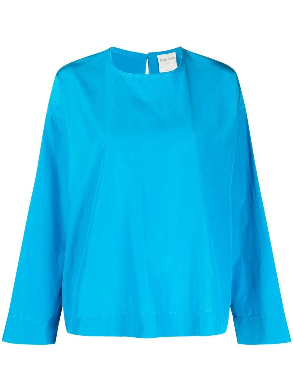 boxy long-sleeve blouse - 1