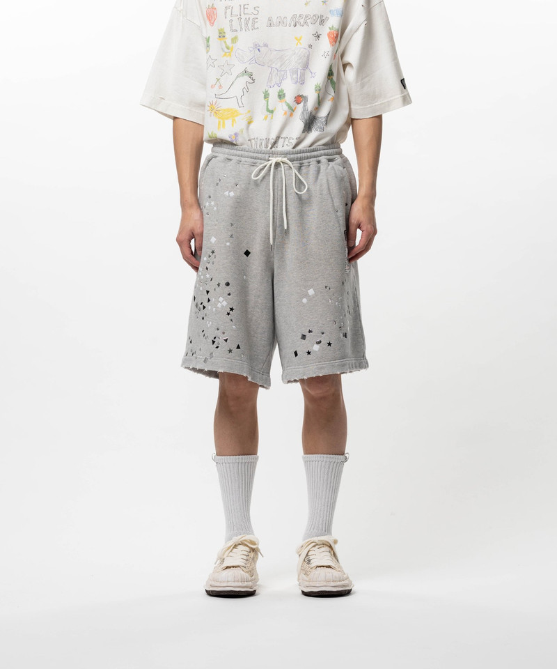 Maison MIHARAYASUHIRO Embellished Sweat Shorts outlook
