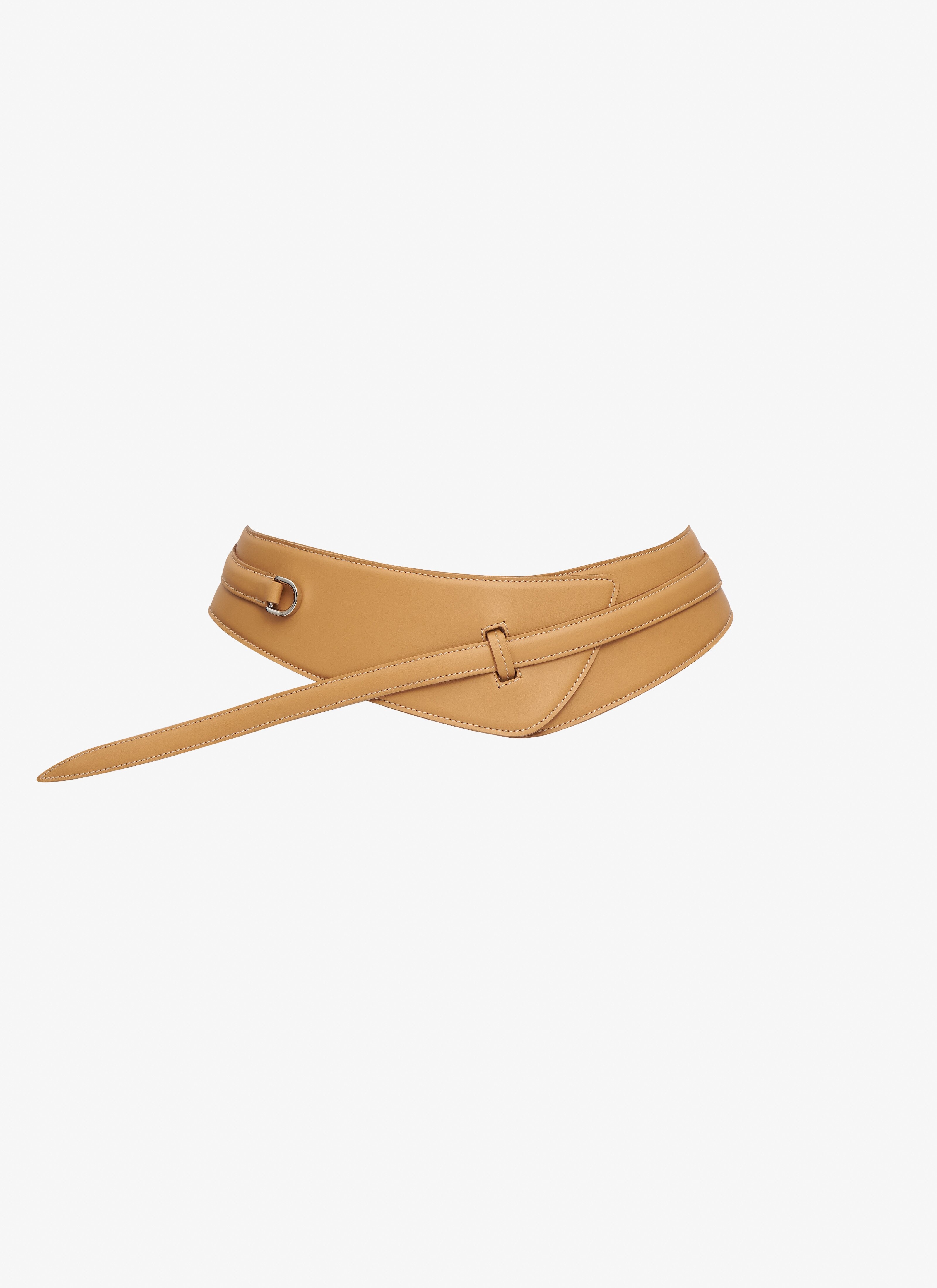MINI MINA BELT IN SOFT NATURAL CALFSKIN - 3