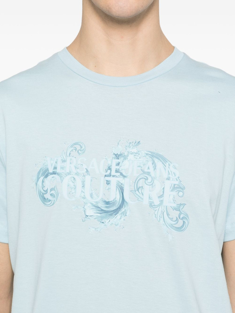 print-detail T-shirt 5