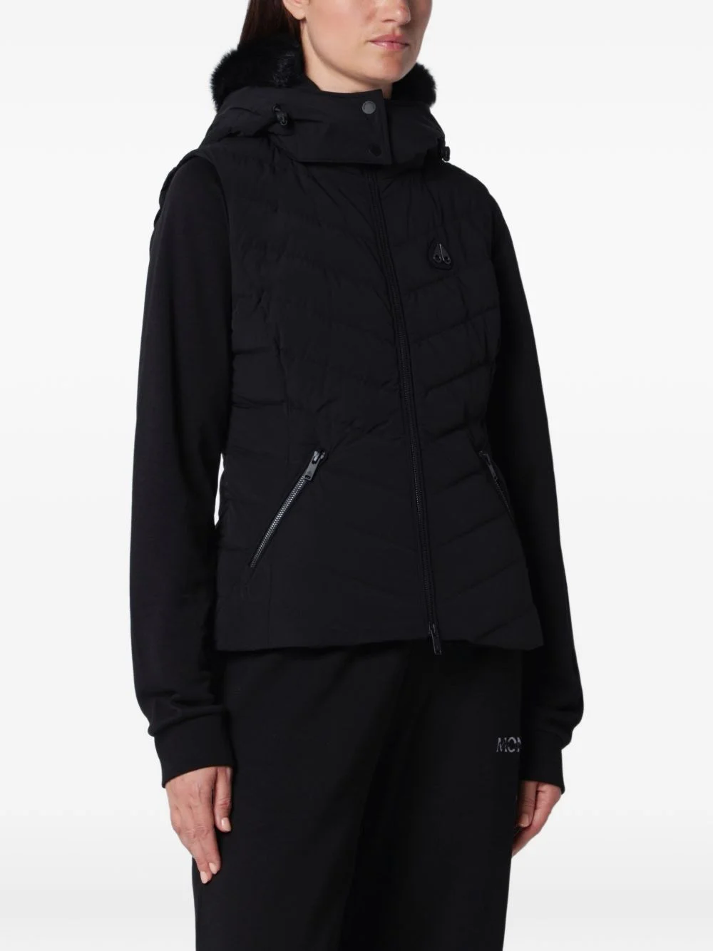 Elora hooded quilted gilet - 1