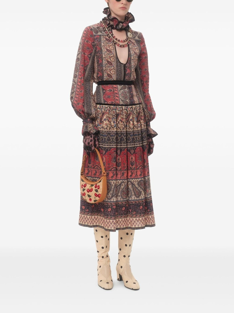 Valentino cherry-print shoulder bag outlook