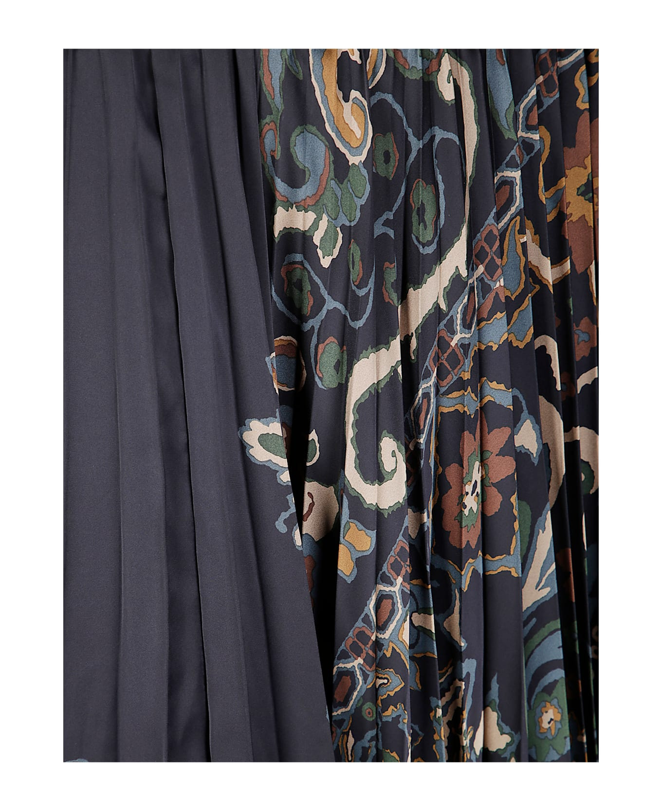 Floral Print Skirt - 3