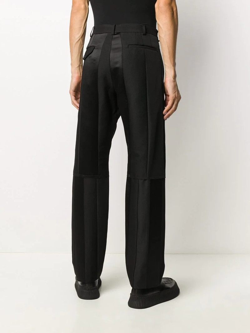 panelled straight-leg trousers 4