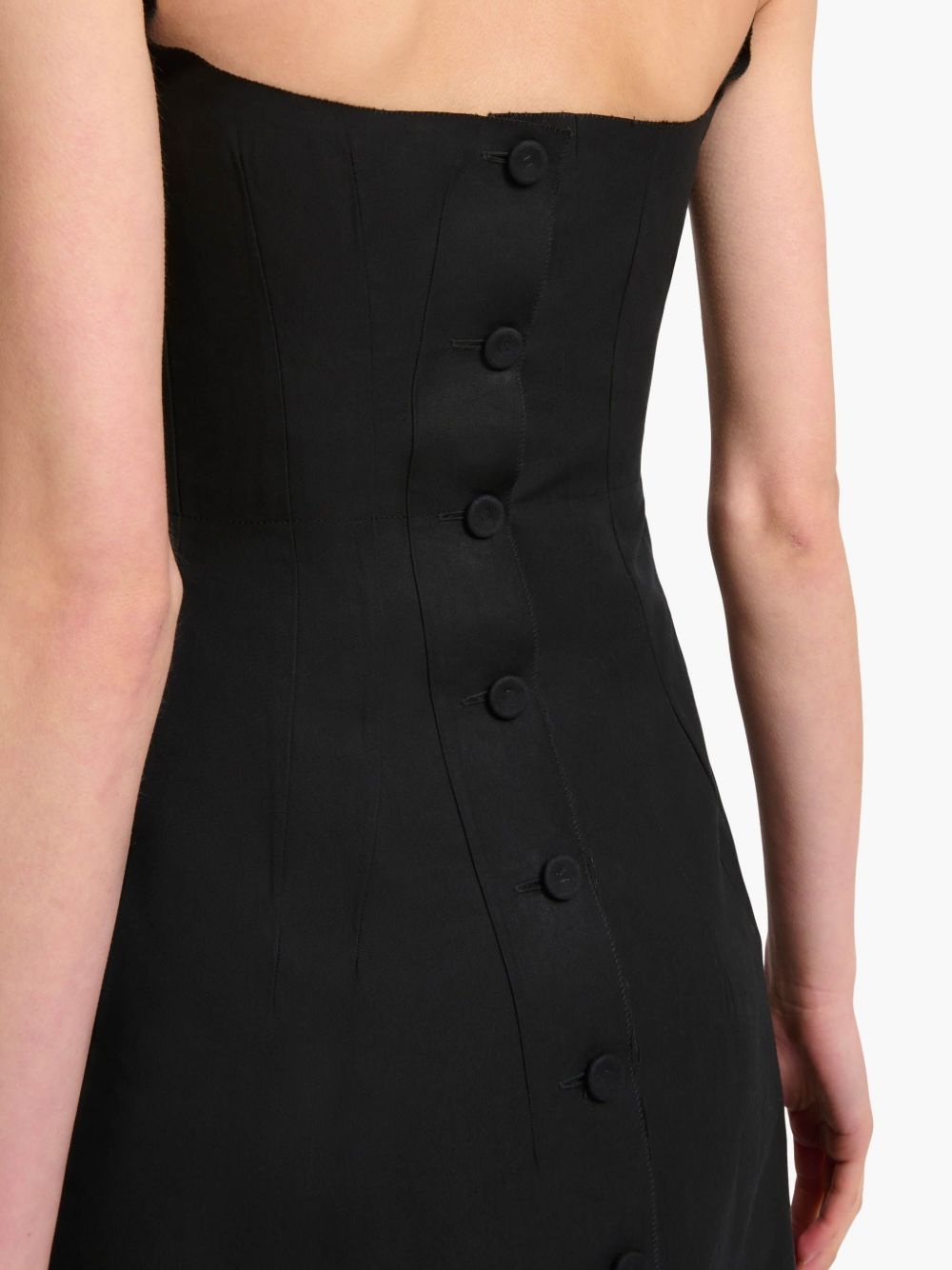 pleat-detailing midi dress - 6