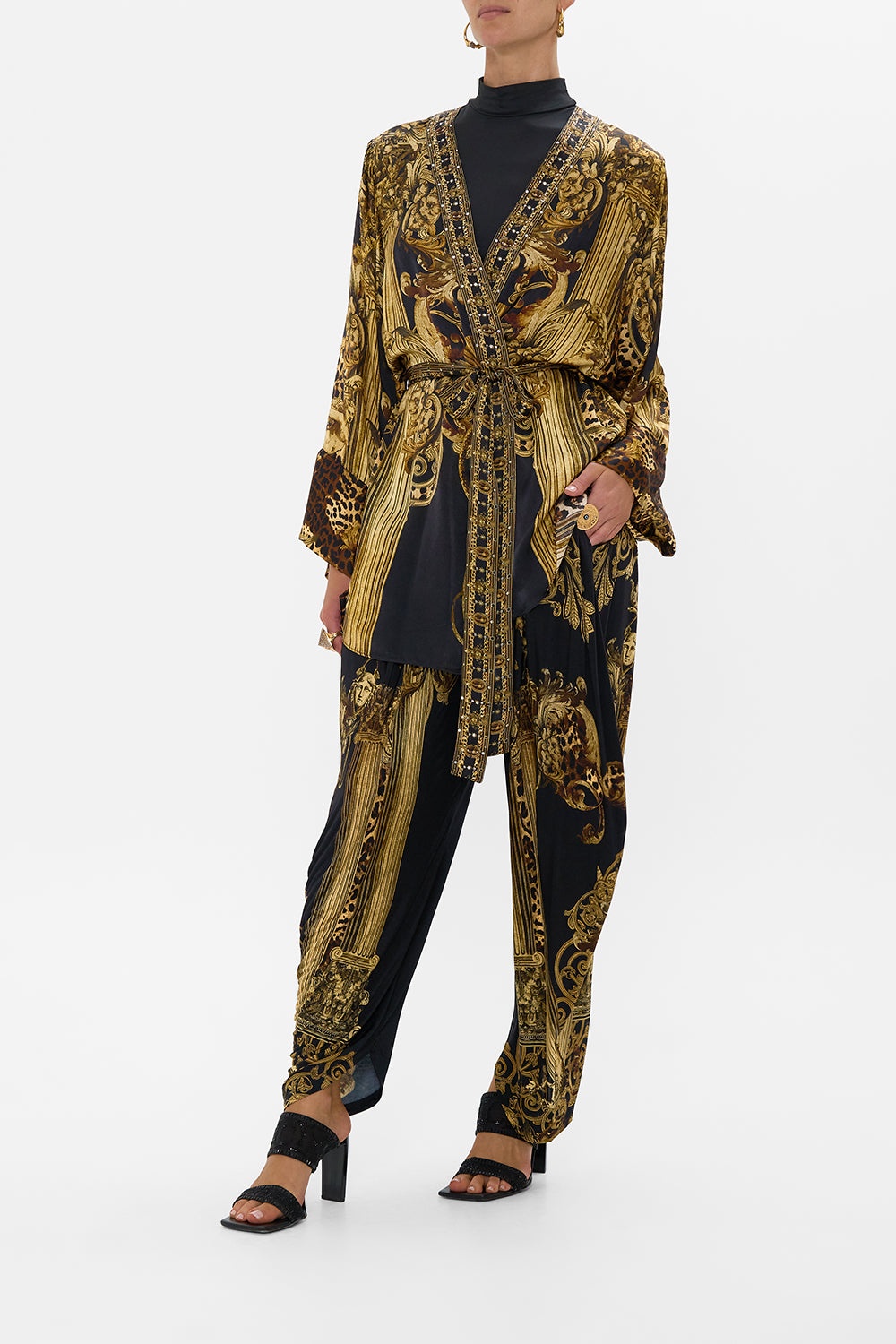 SPLIT HEM JERSEY PANT - 9