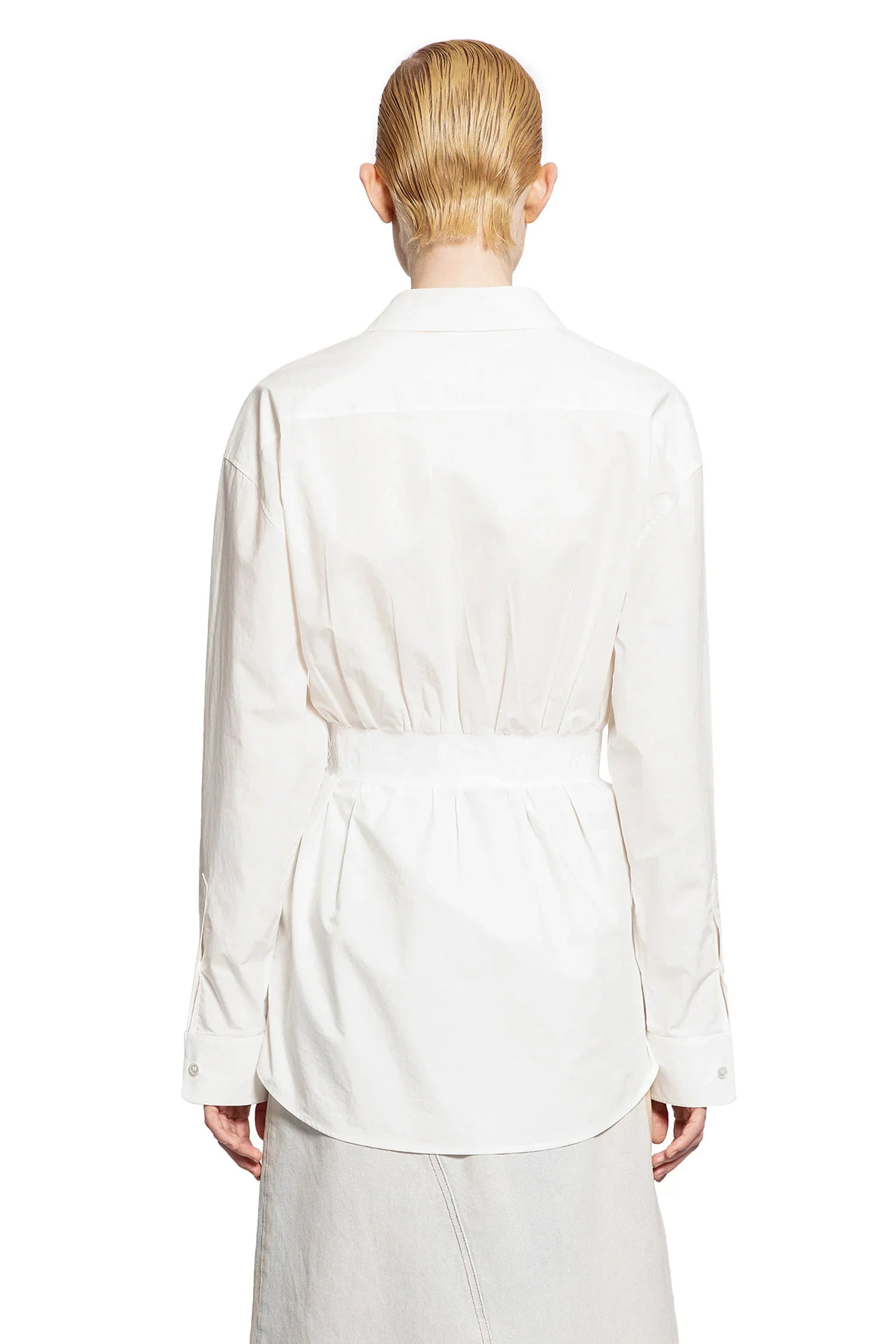 Gathered-Long-Sleeve-Shirt - 3
