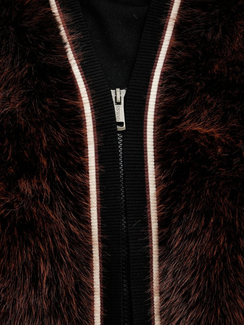 striped-trim jacket 6