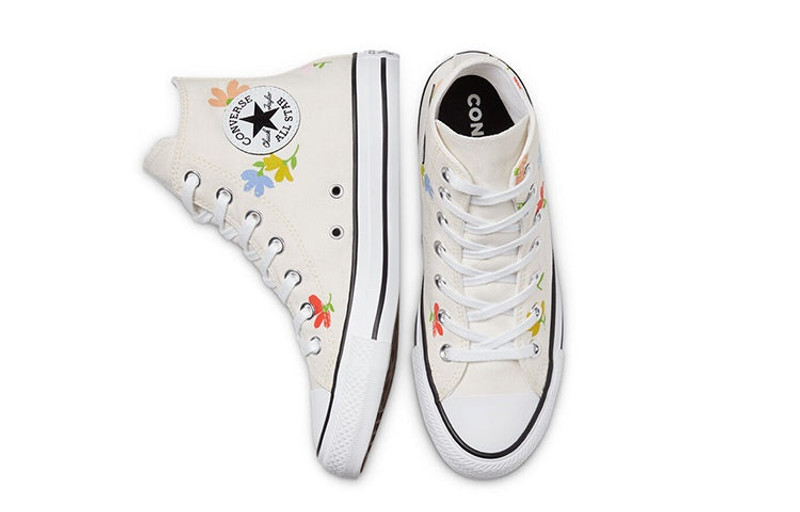 Converse (WMNS) Converse Chuck Taylor All Star High Top 'Egret Black White' 570919C outlook