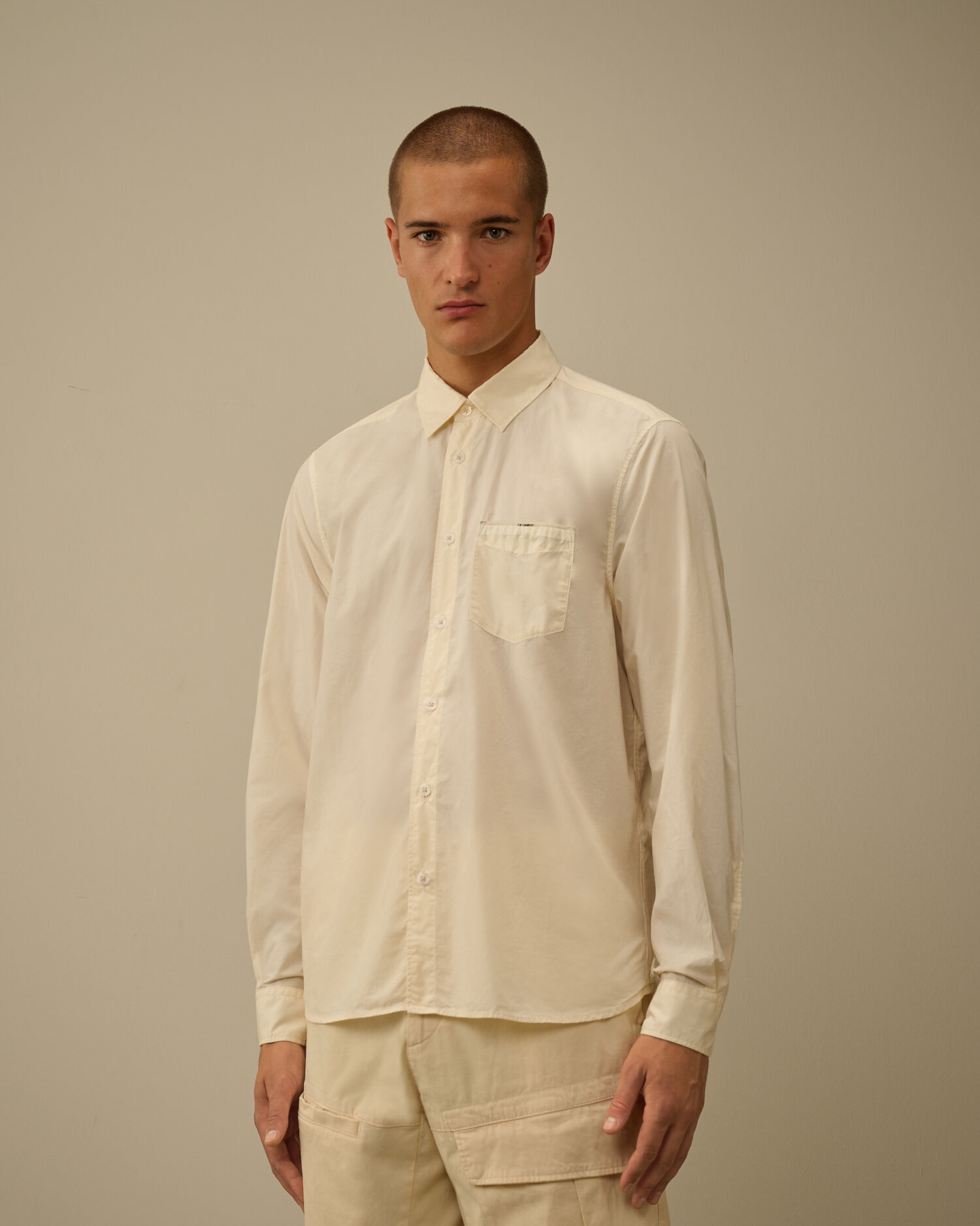 Popeline Longsleeve Button Shirt - 3