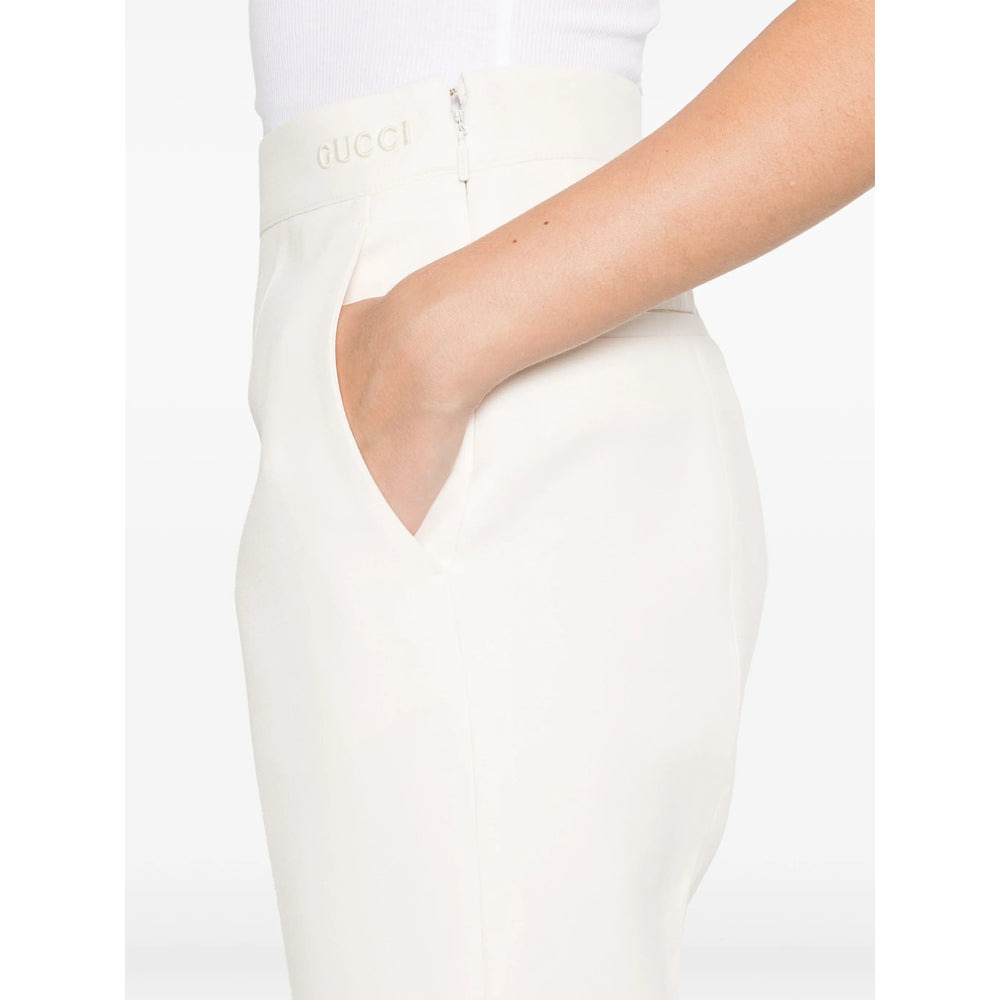 Gucci Neutrals Trousers - Flared Trousers Women - 2