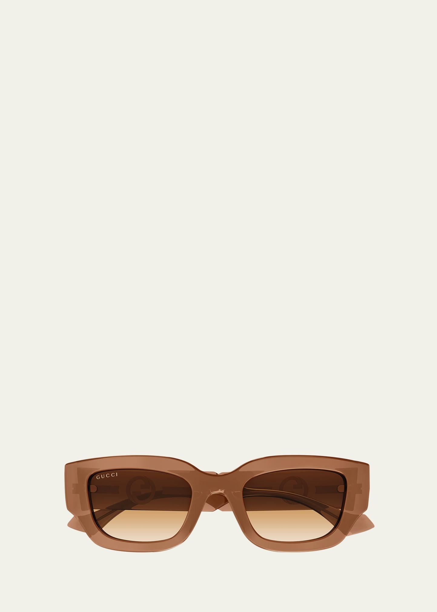 GG Logo Plastic Butterfly Sunglasses - 1
