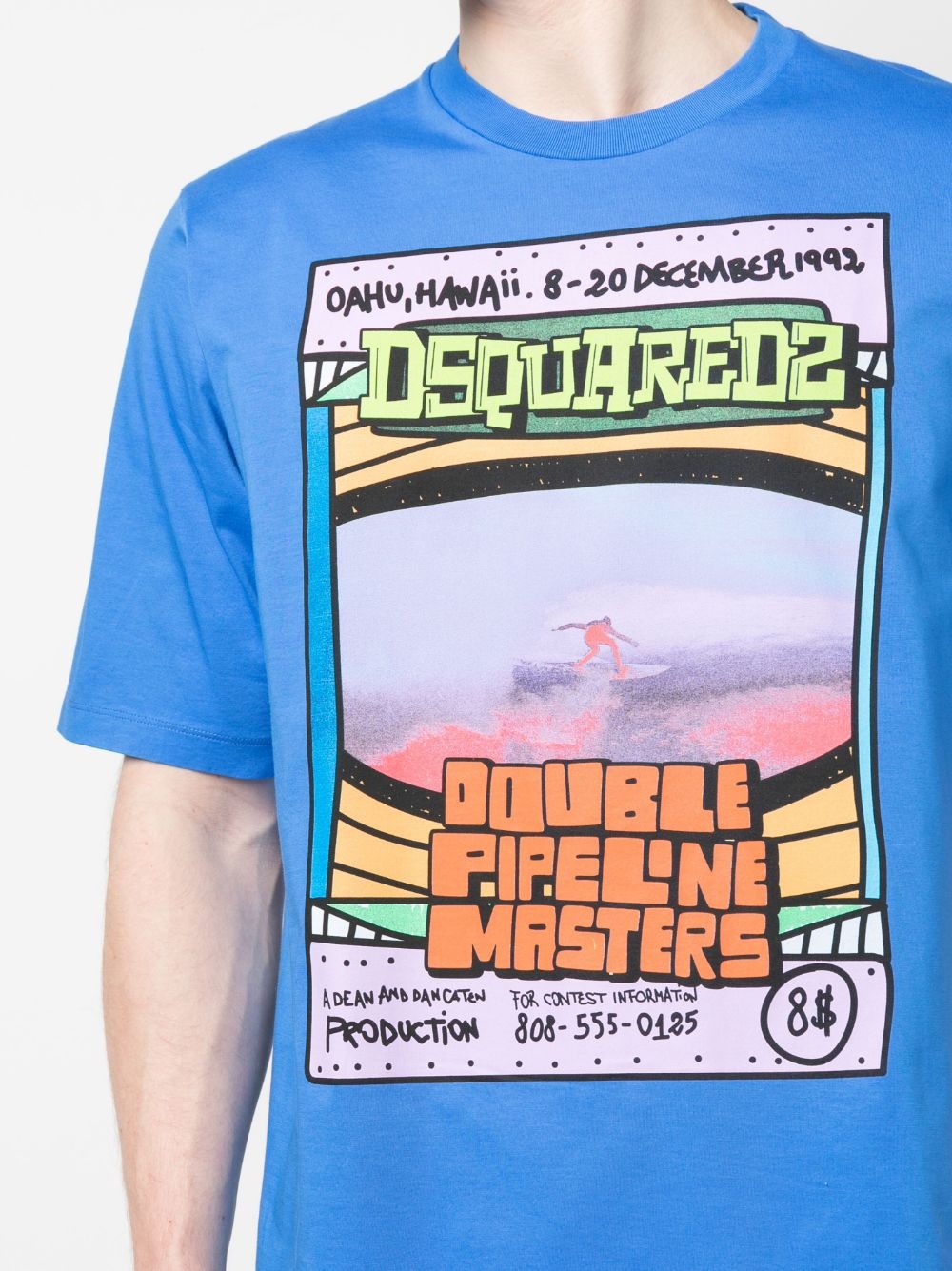 graphic-print short-sleeve cotton T-shirt - 5