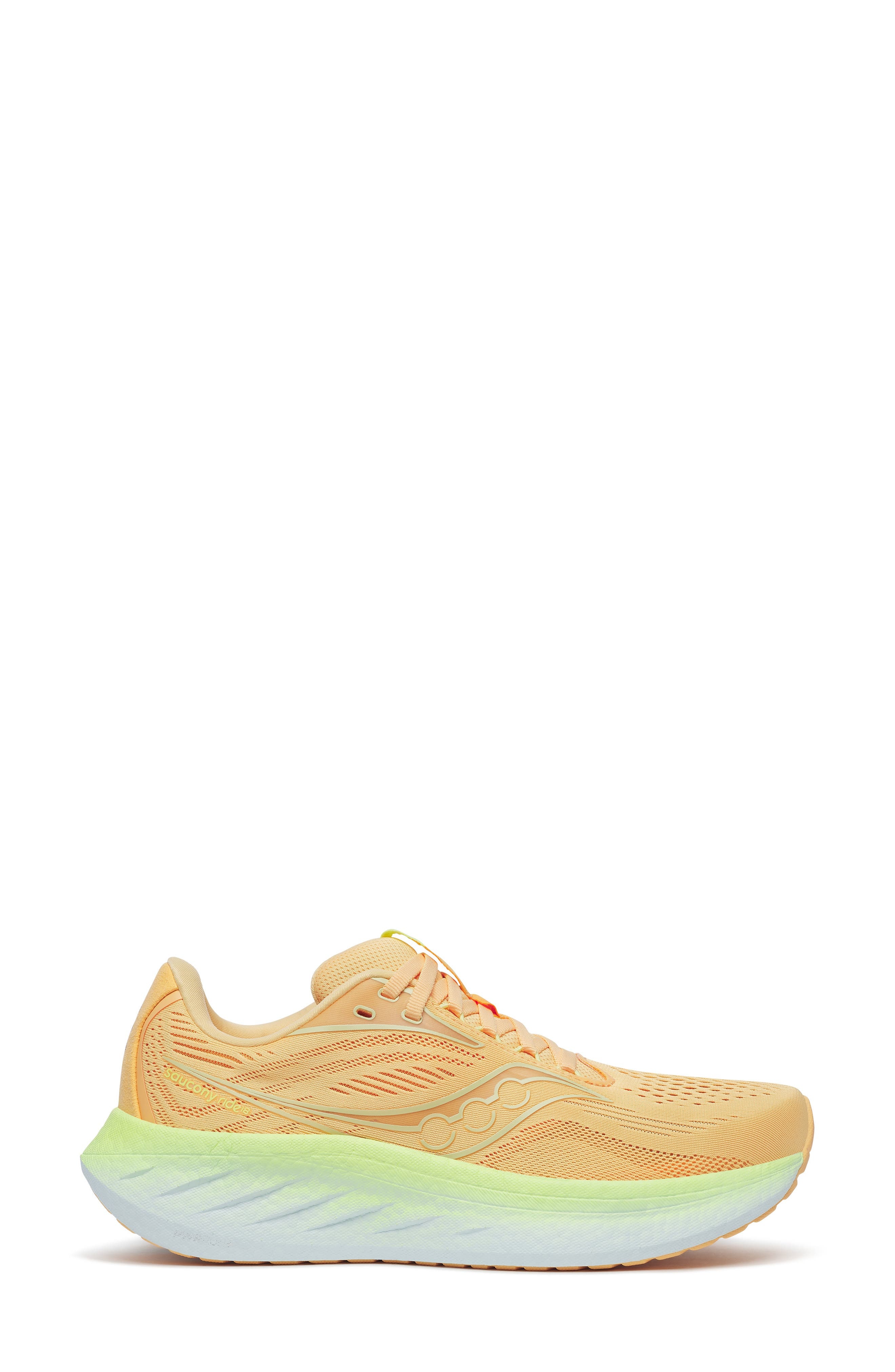 Saucony Ride 18 Running Shoe in Peach/Sunny at Nordstrom - 2