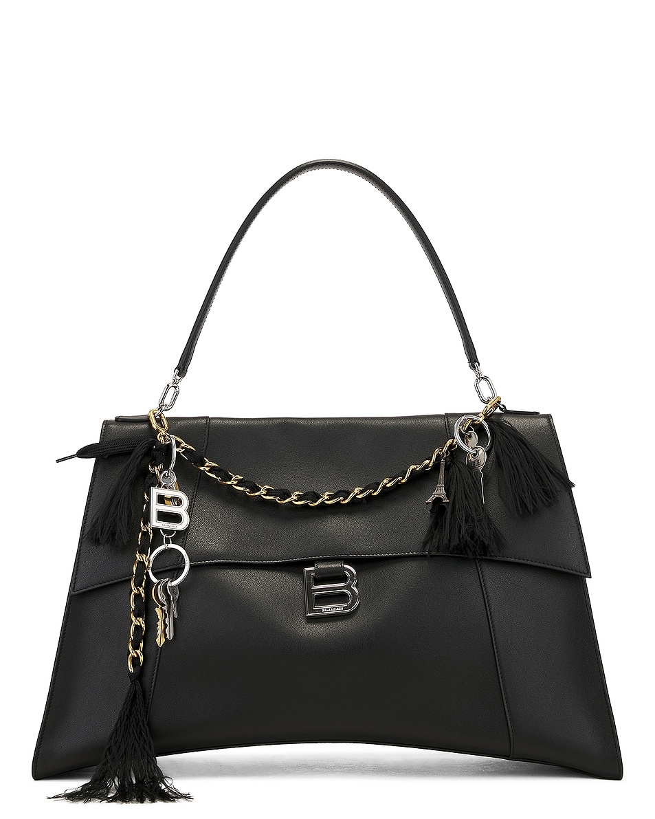 Hourglass Large Soft Top Handle Bag - 3