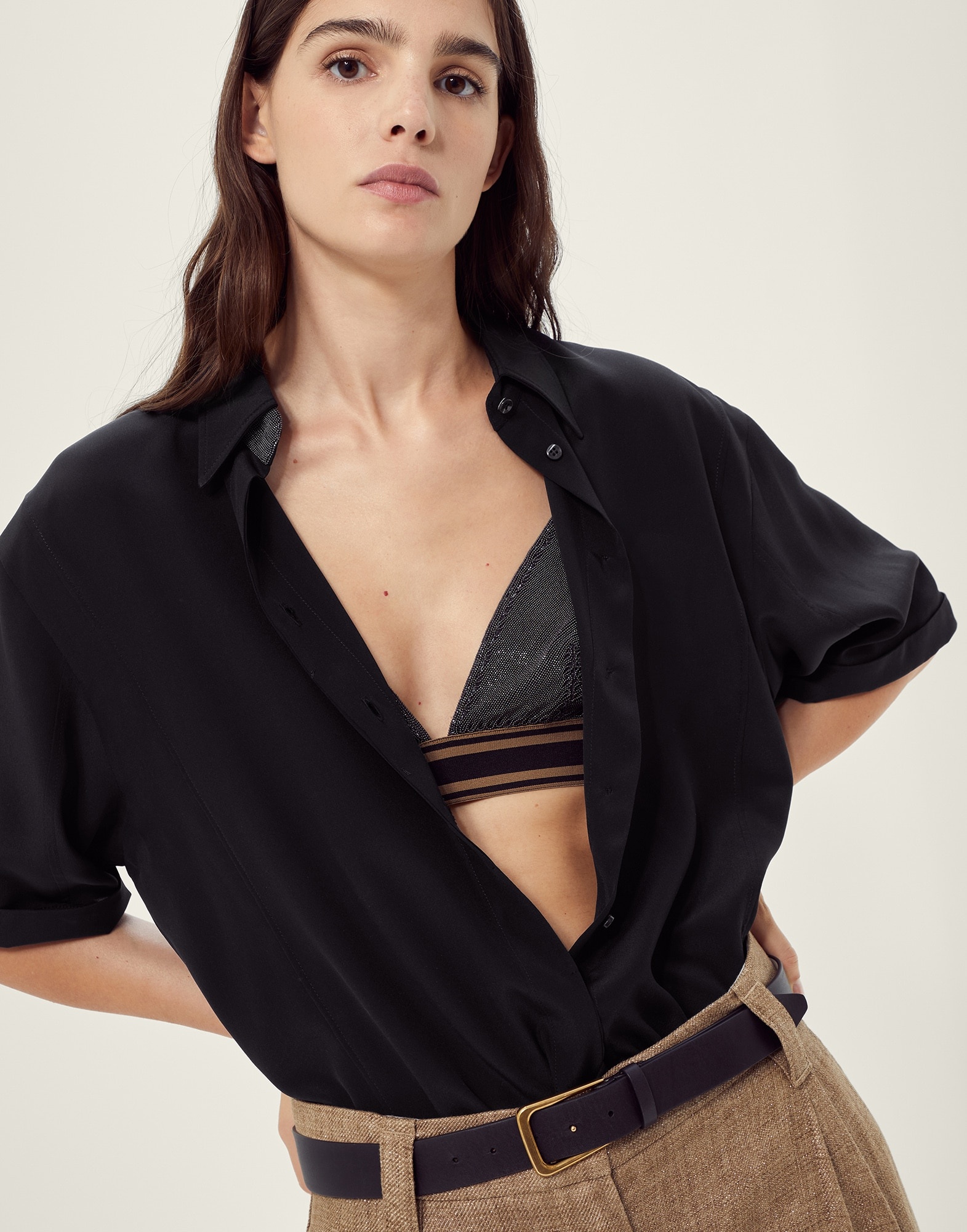 Precious bralette top with striped band - 3