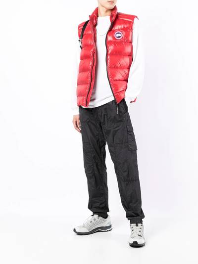 Canada Goose logo-patch gilet outlook