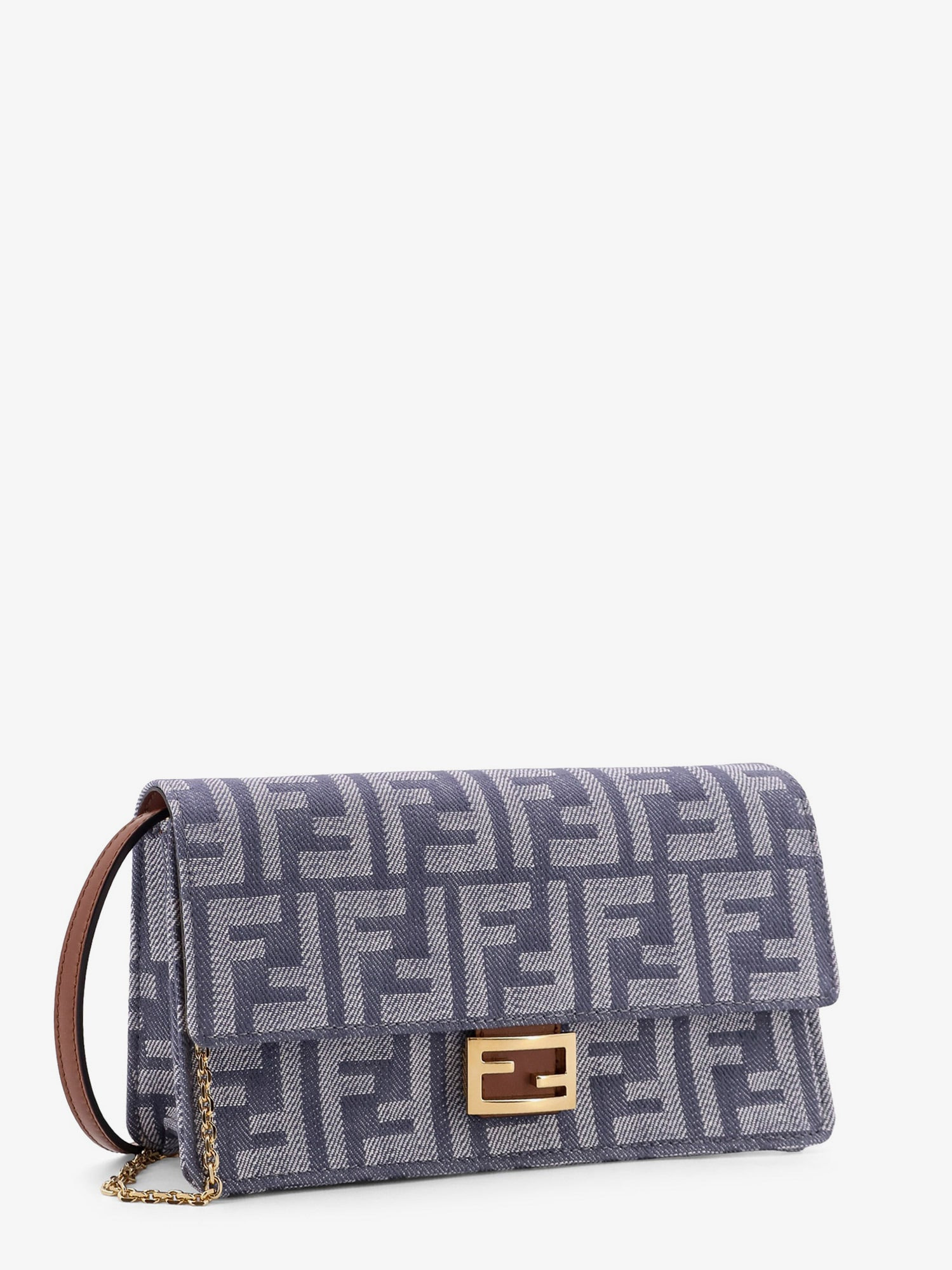 Fendi Women Wallet On Chain Baguette Shoulder Bag - 3