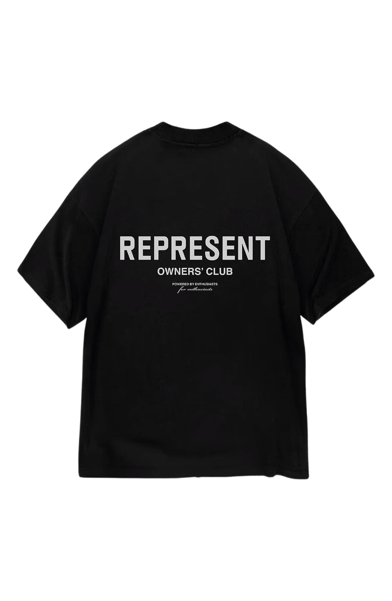 Represent Owners' Club Cotton Logo Graphic T-Shirt in Black at Nordstrom - 2