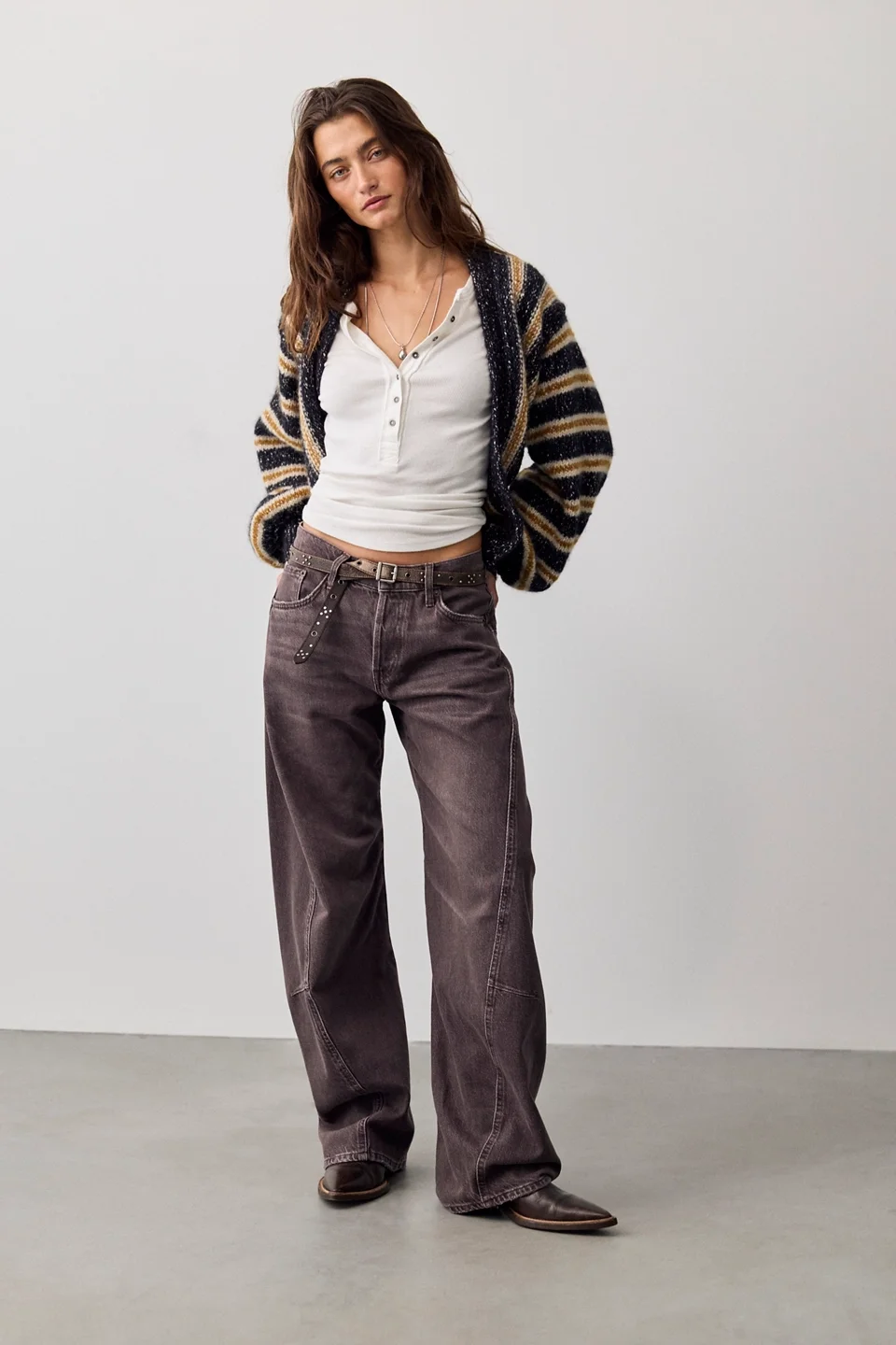 We The Free Fable Yarn-Dyed Twisted Jeans - 1