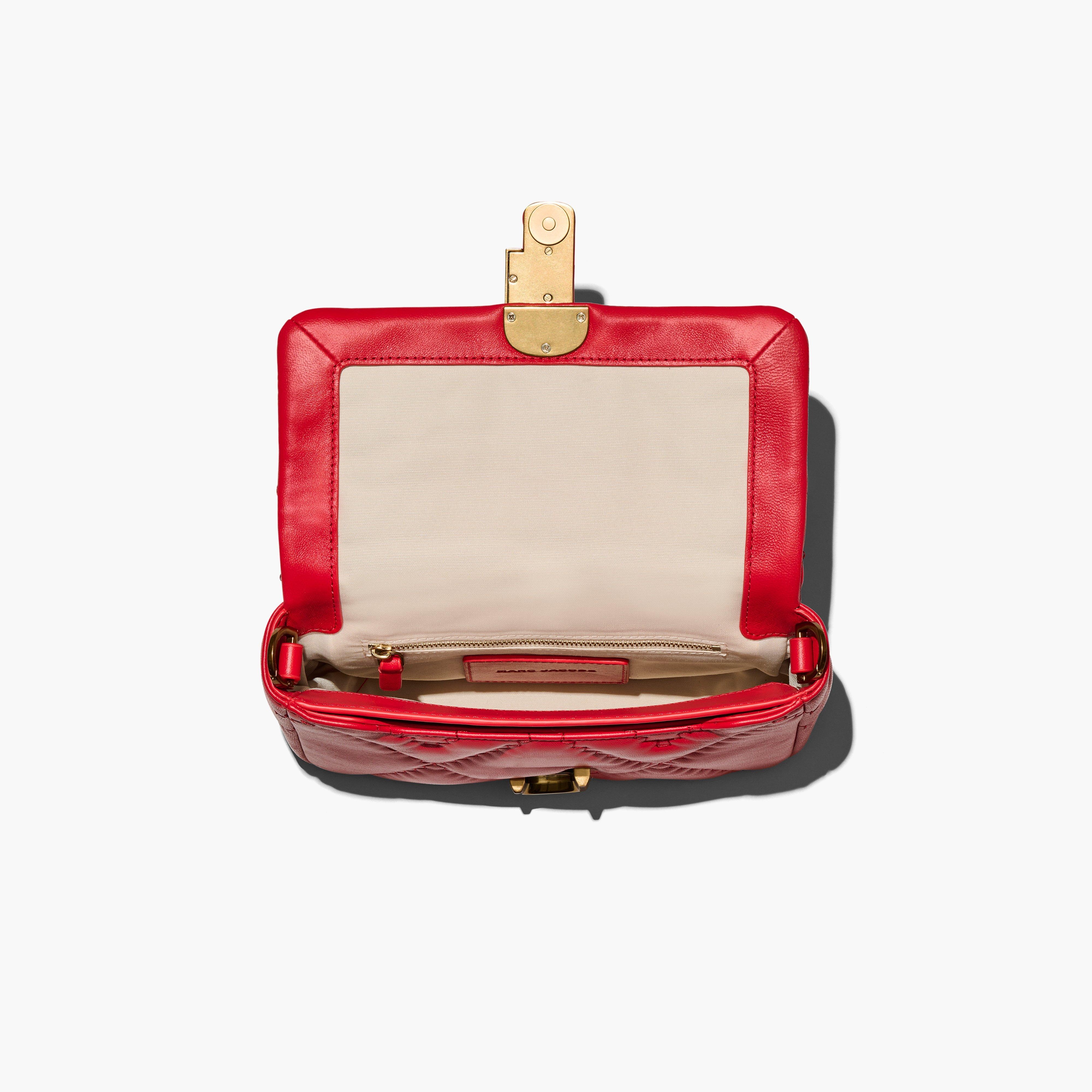 THE QUILTED LEATHER J MARC SHOULDER BAG - 6
